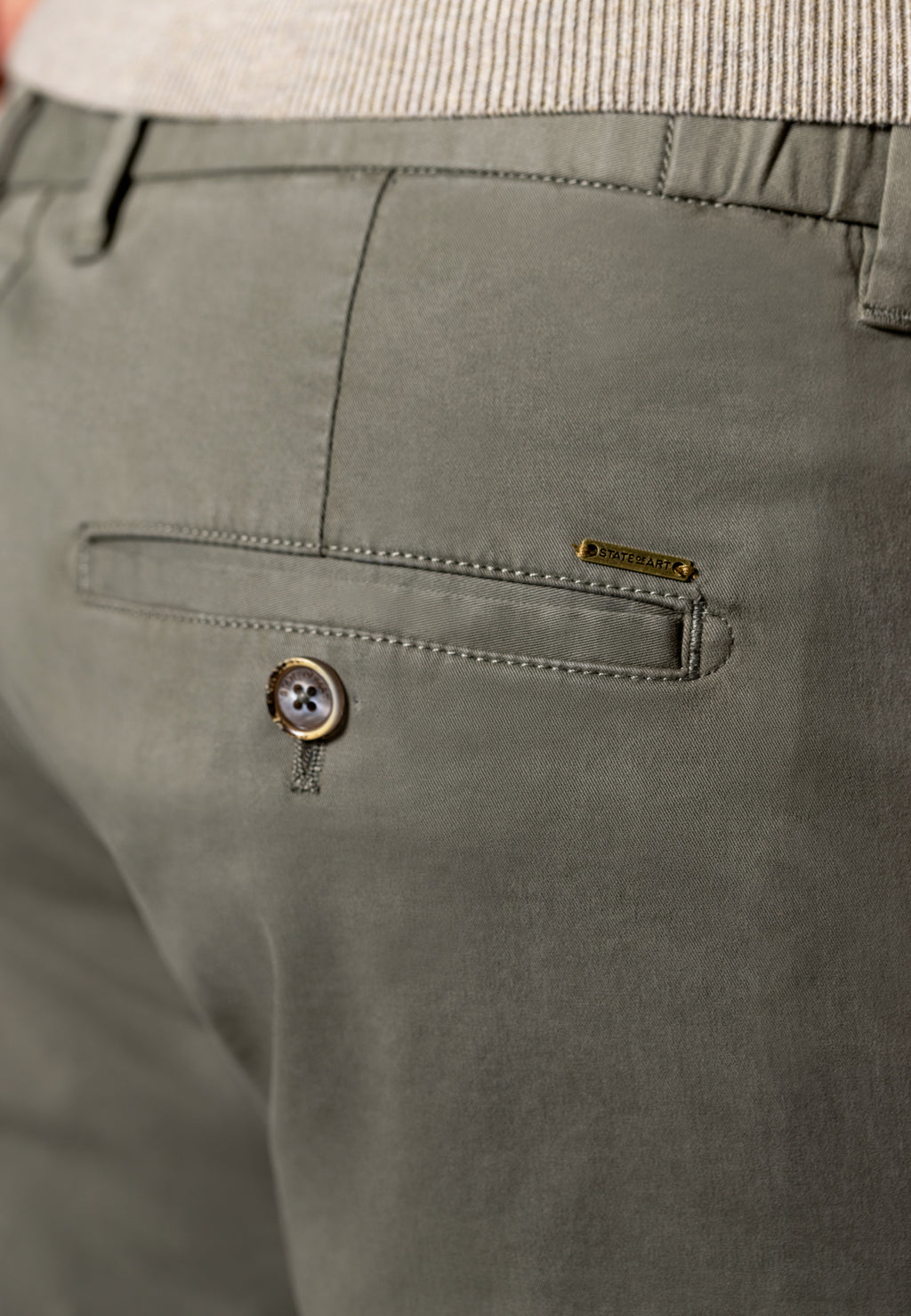 Chino NAVIGATOR en sergé stretch
