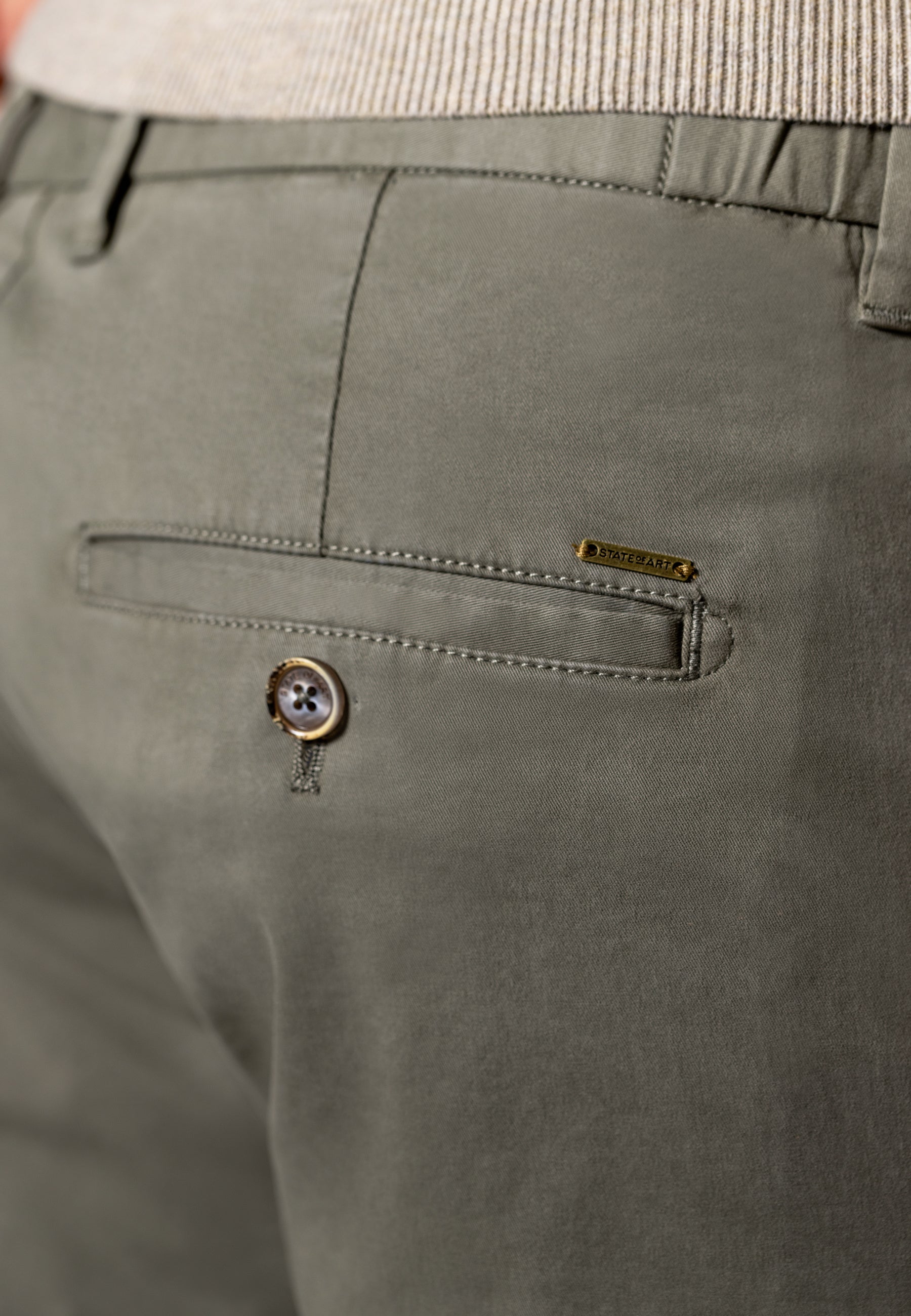 Chino NAVIGATOR en sergé stretch