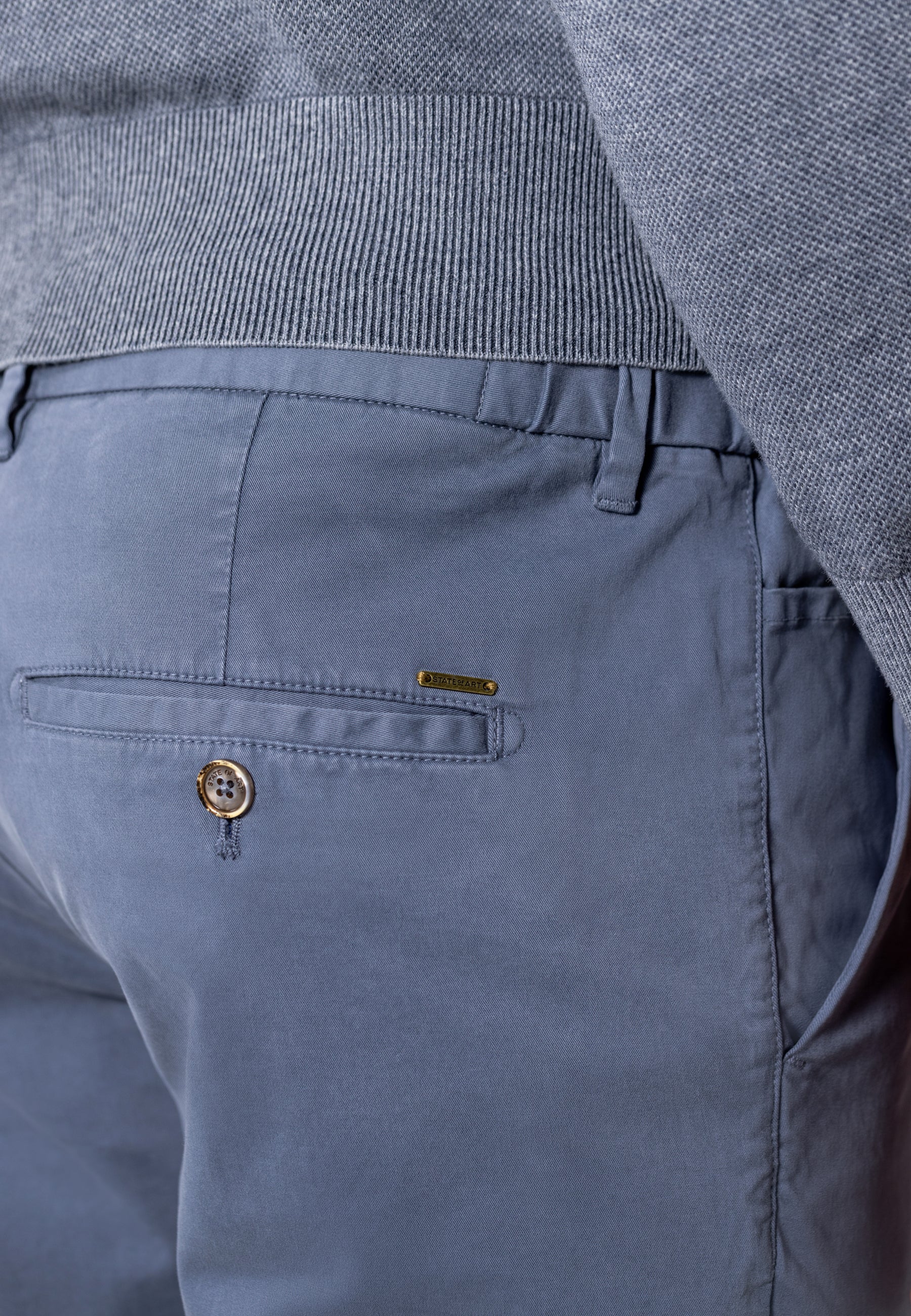 Chino NAVIGATOR en sergé stretch
