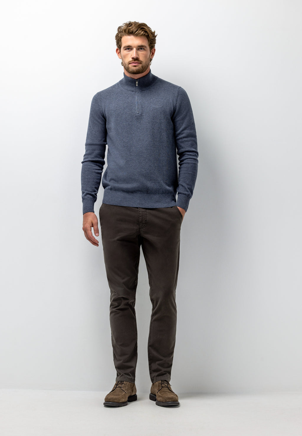 Chino NAVIGATOR en sergé stretch