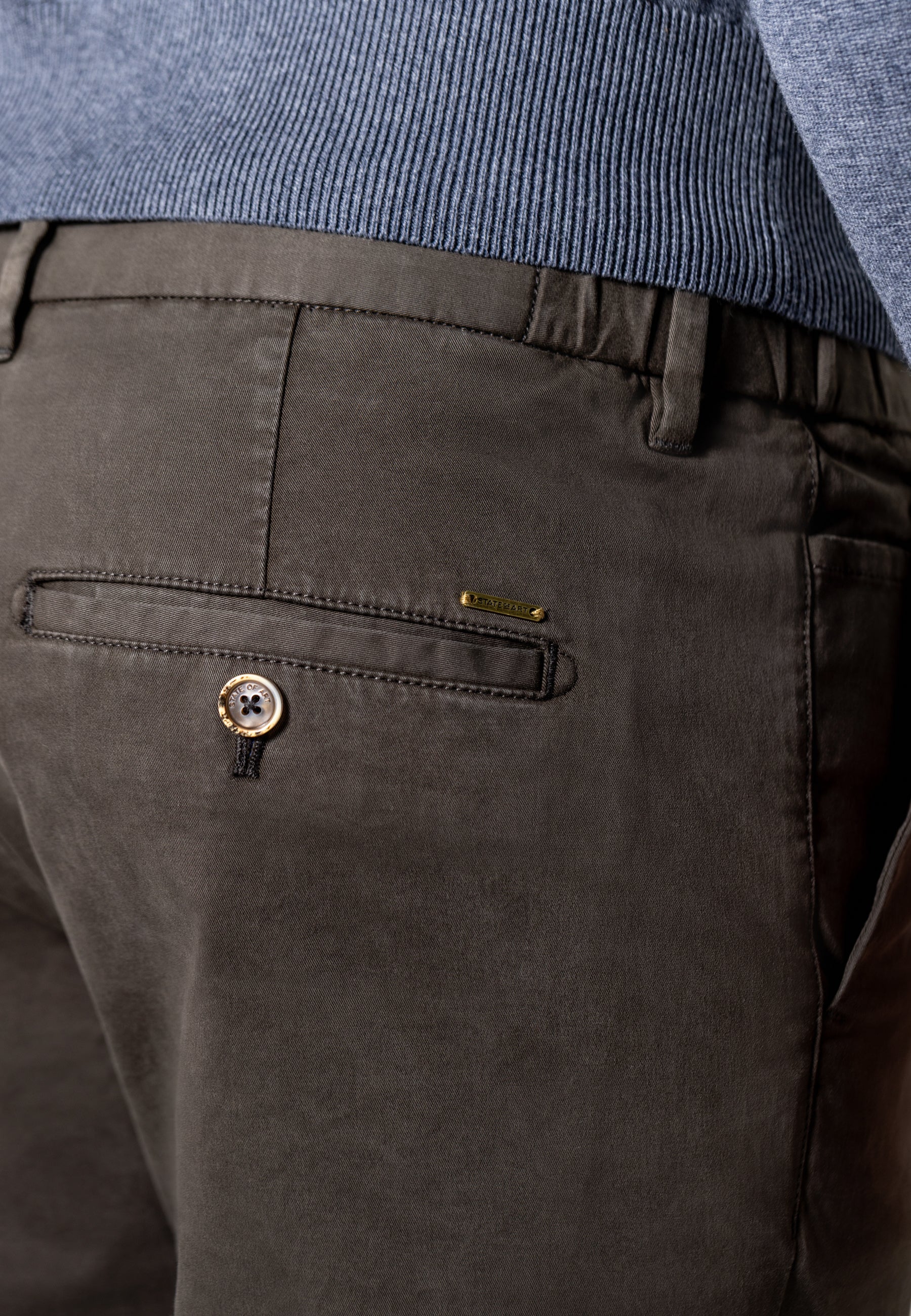 Chino NAVIGATOR en sergé stretch