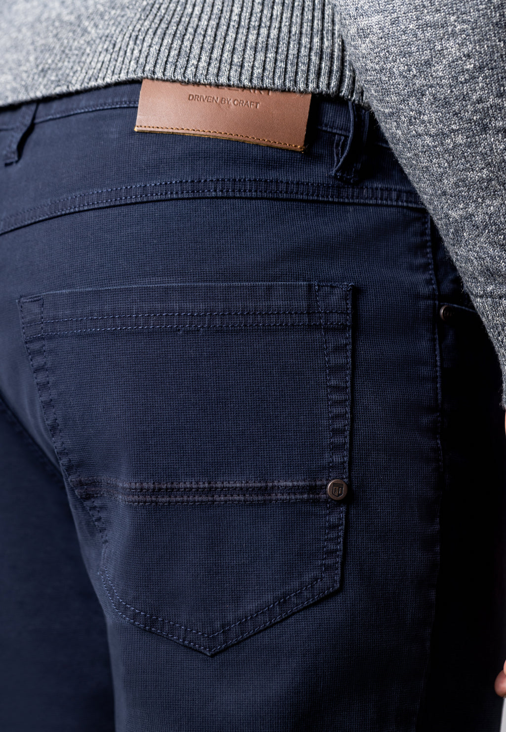 Pantalon 5 poches RACER en tissu stretch