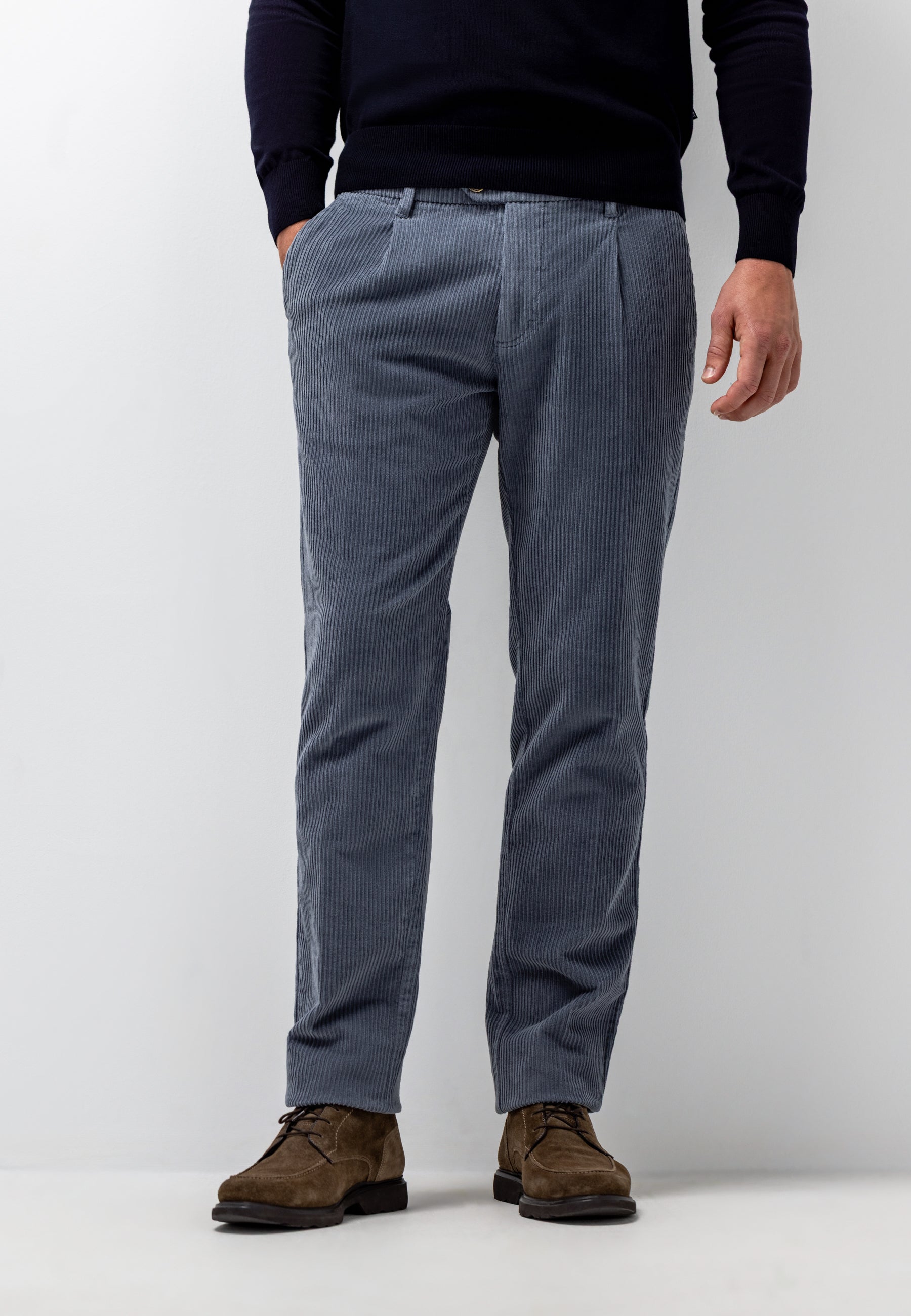 Chino NAVIGATOR en velours côtelé stretch