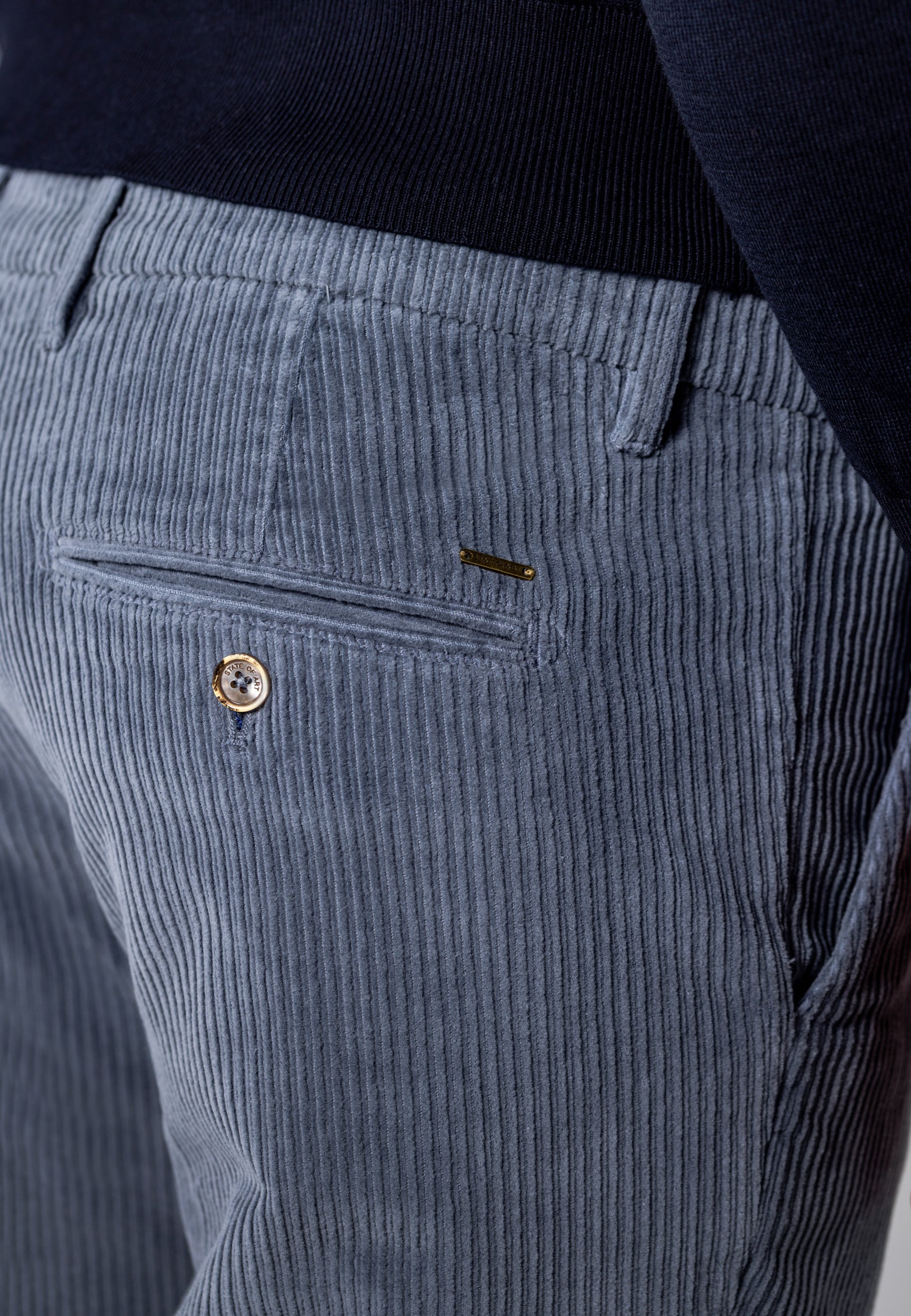 Chino NAVIGATOR en velours côtelé stretch