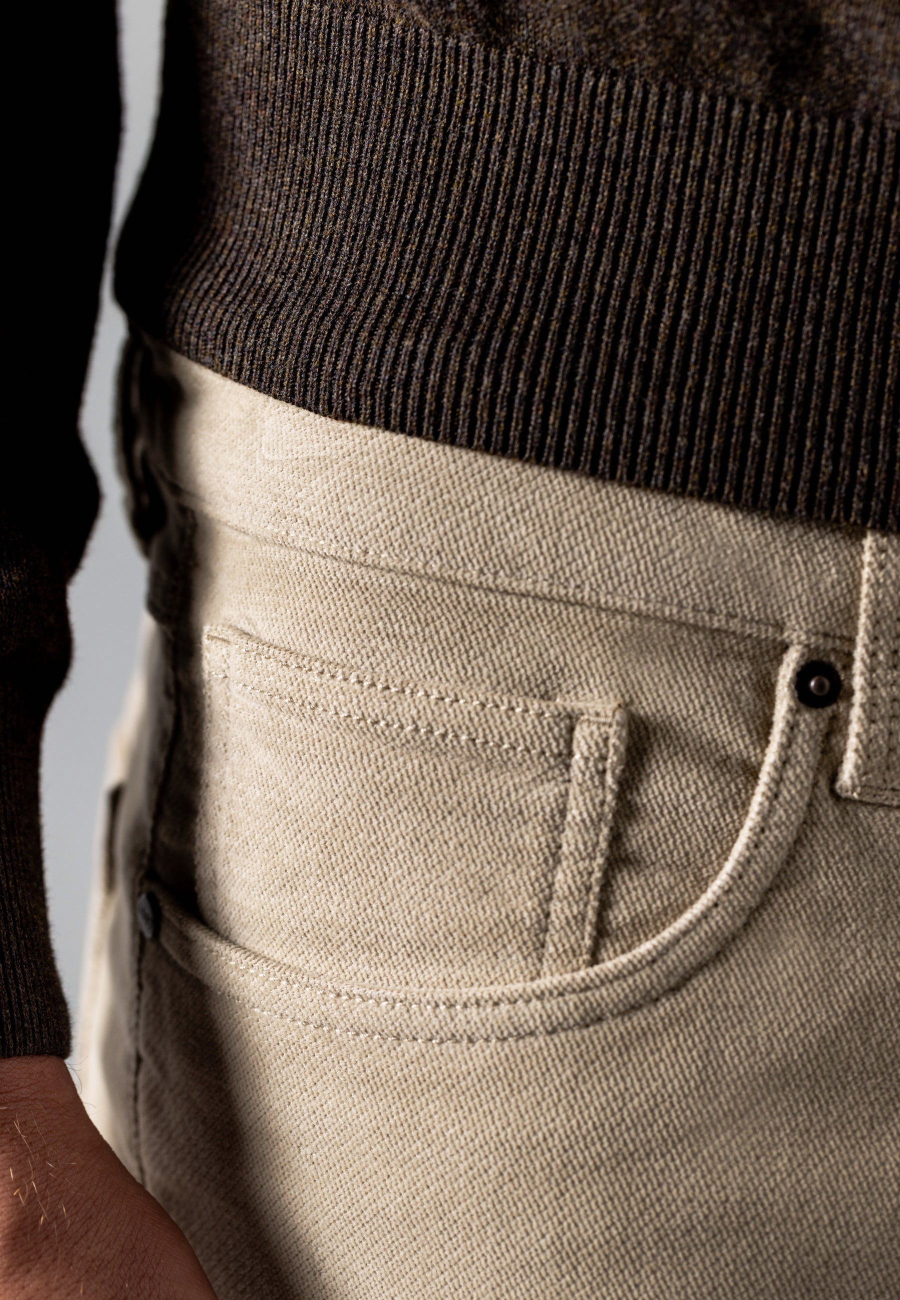 Pantalon 5 poches RACER en tissu stretch