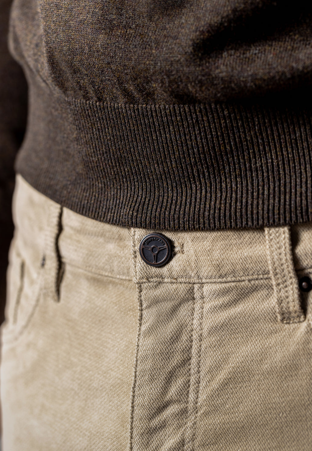 Pantalon 5 poches RACER en tissu stretch
