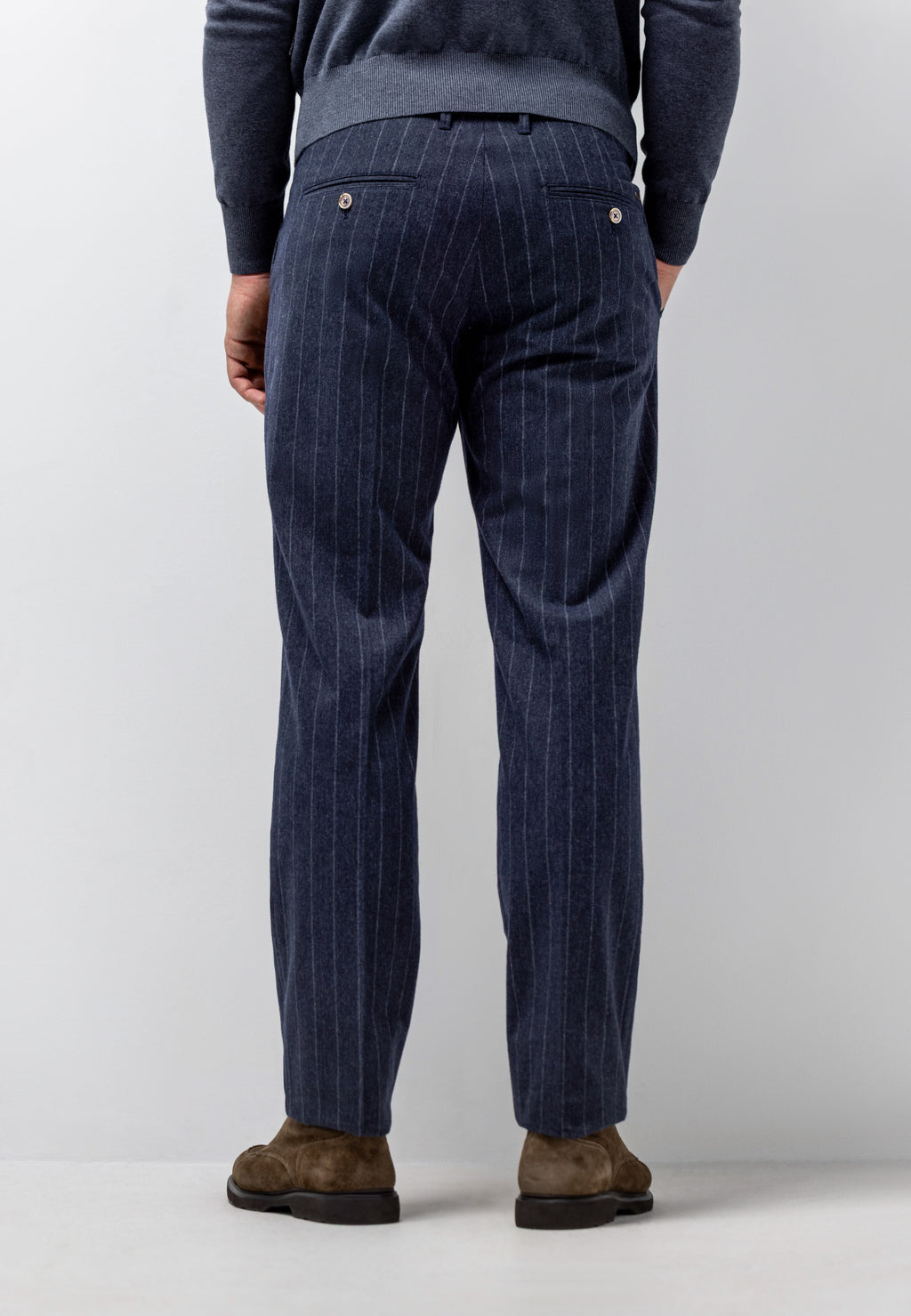 Chino NAVIGATOR rayé en tissu stretch