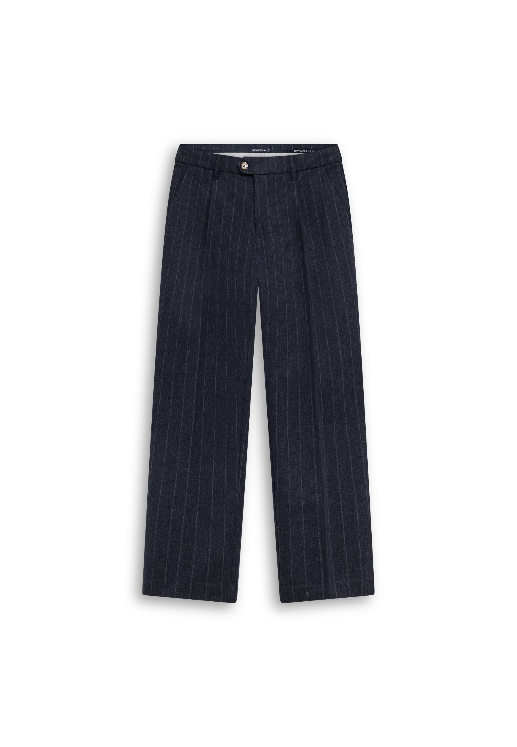 Chino NAVIGATOR rayé en tissu stretch