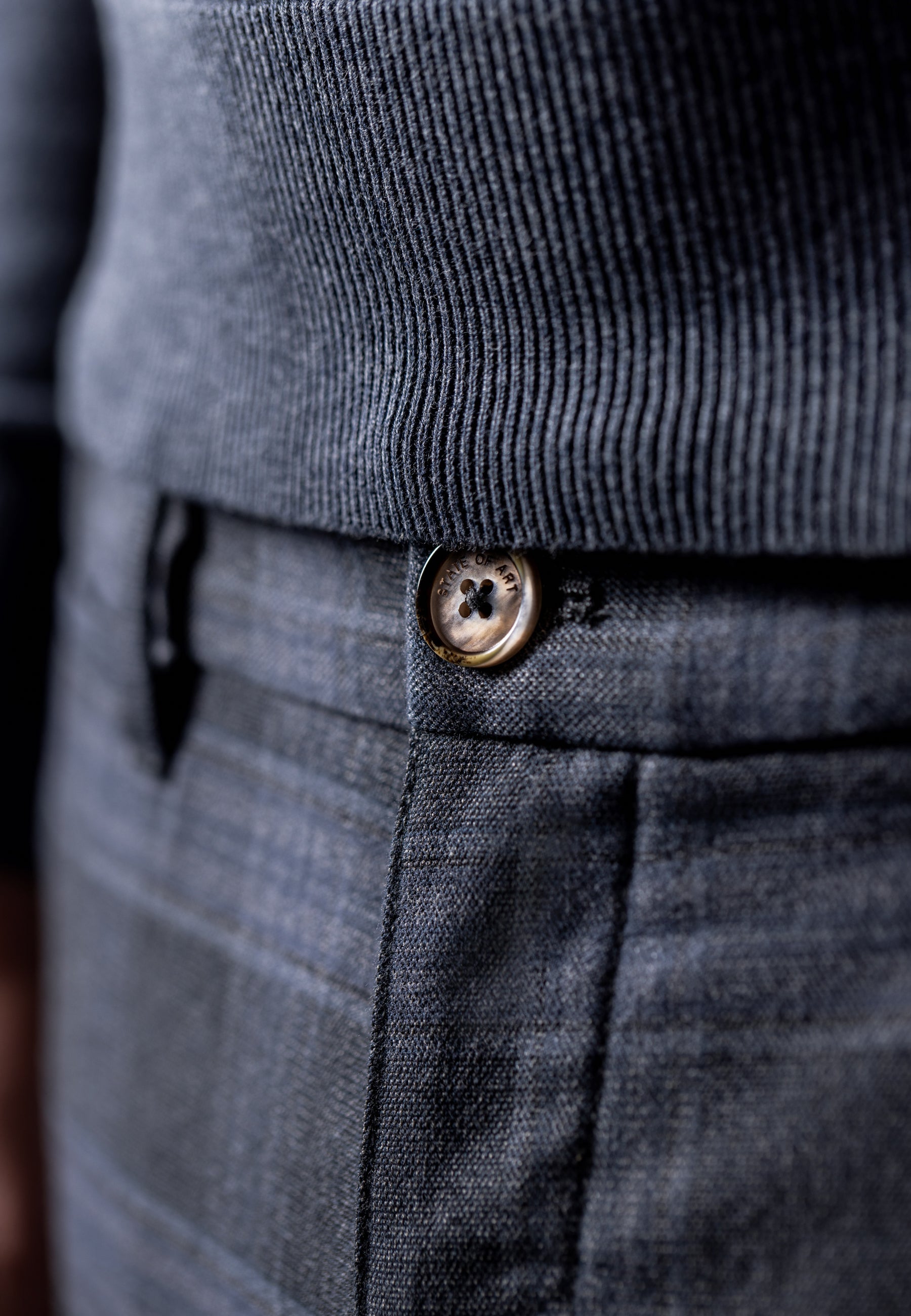 Chino NAVIGATOR à carreaux en tissu stretch