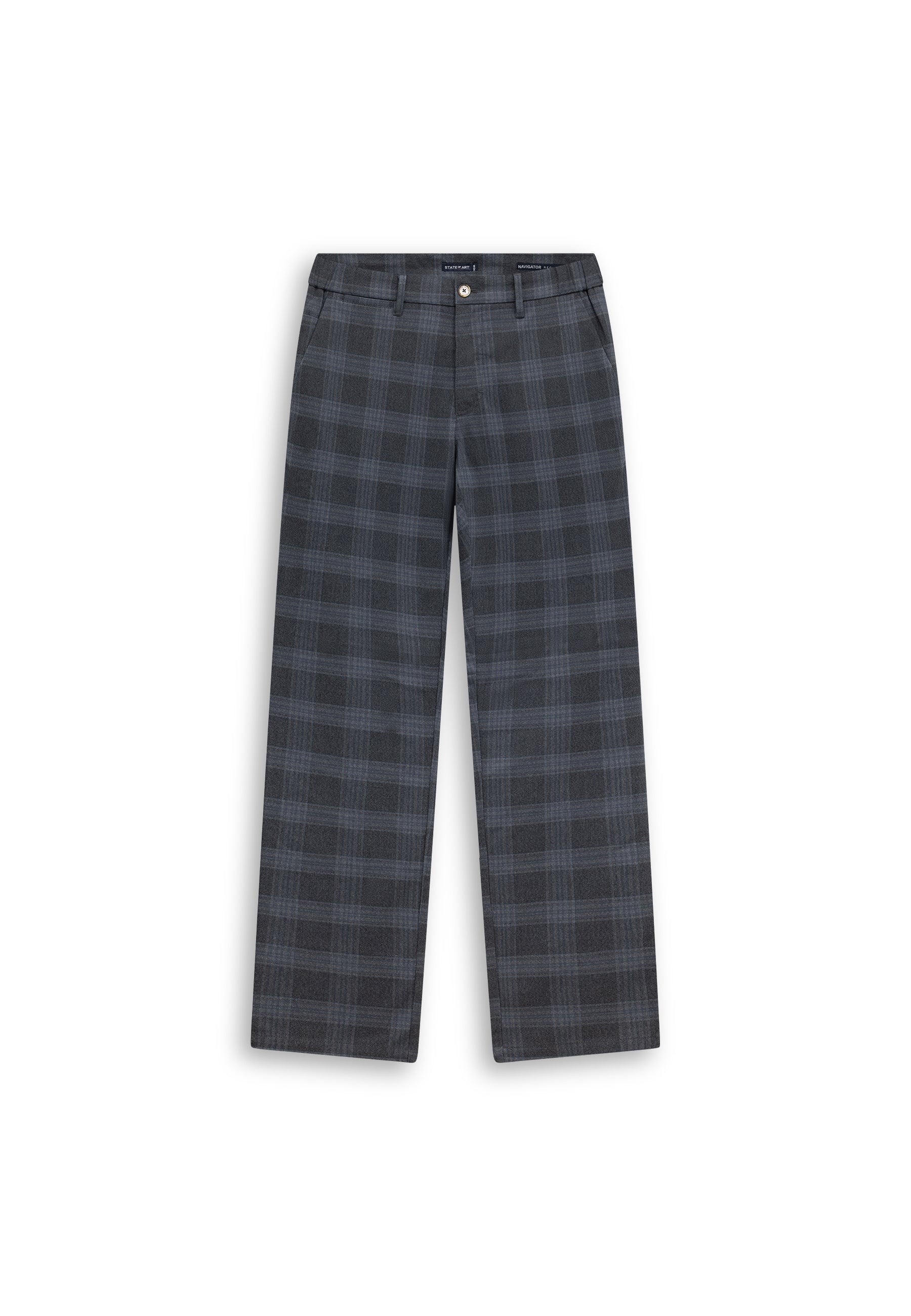 Chino NAVIGATOR à carreaux en tissu stretch