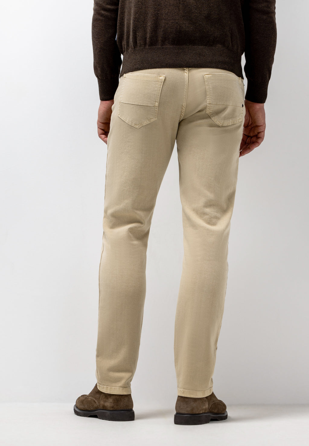 RACER 5-pocket van gekleurd stretchdenim