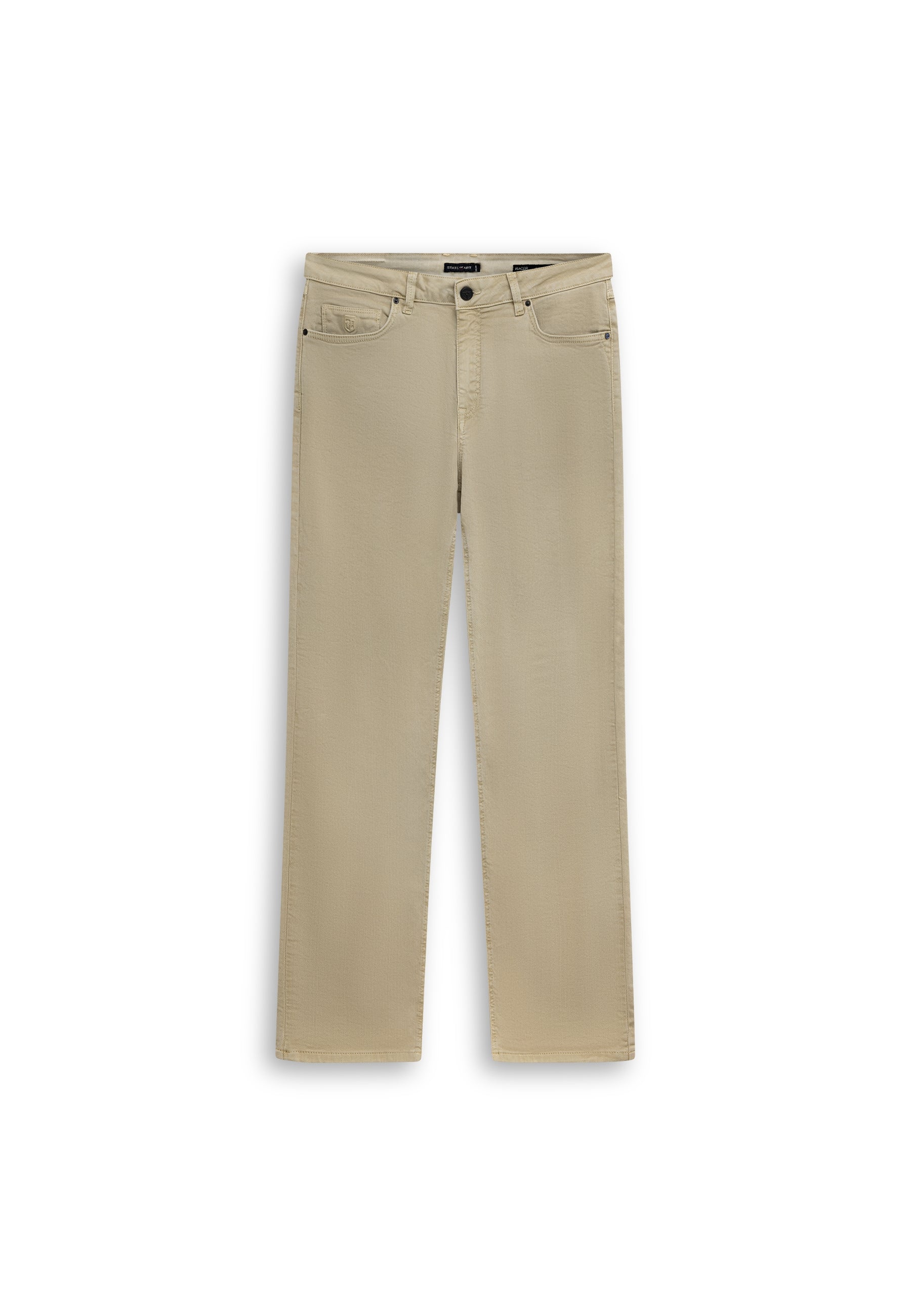 RACER 5-pocket van gekleurd stretchdenim