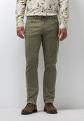 RACER 5-pocket van gekleurd stretchdenim