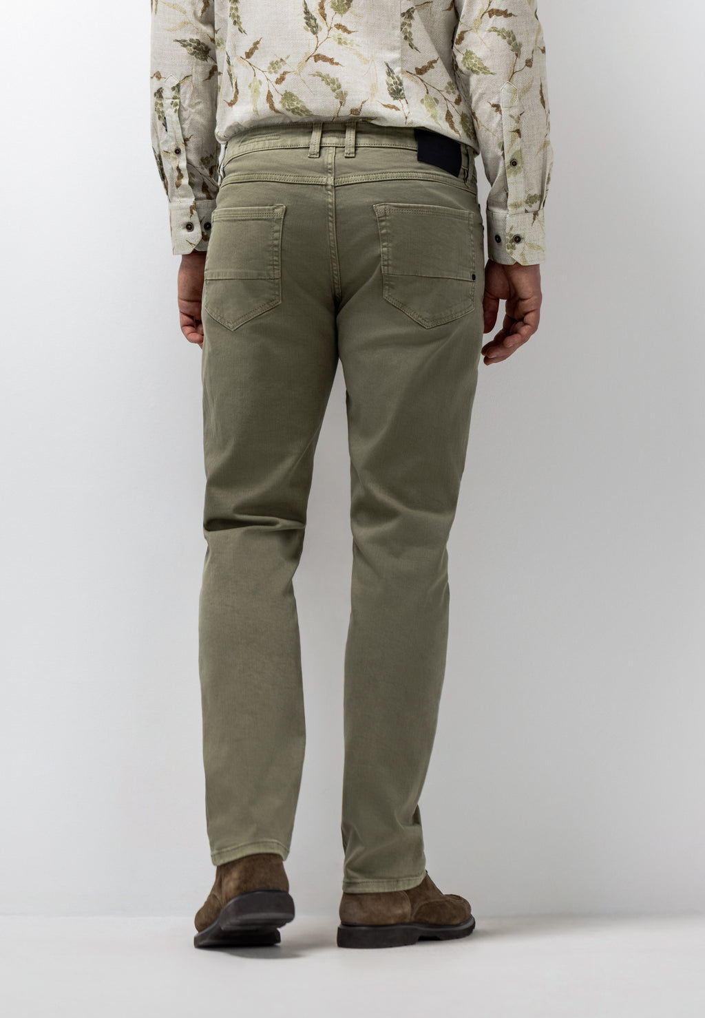 RACER 5-pocket van gekleurd stretchdenim