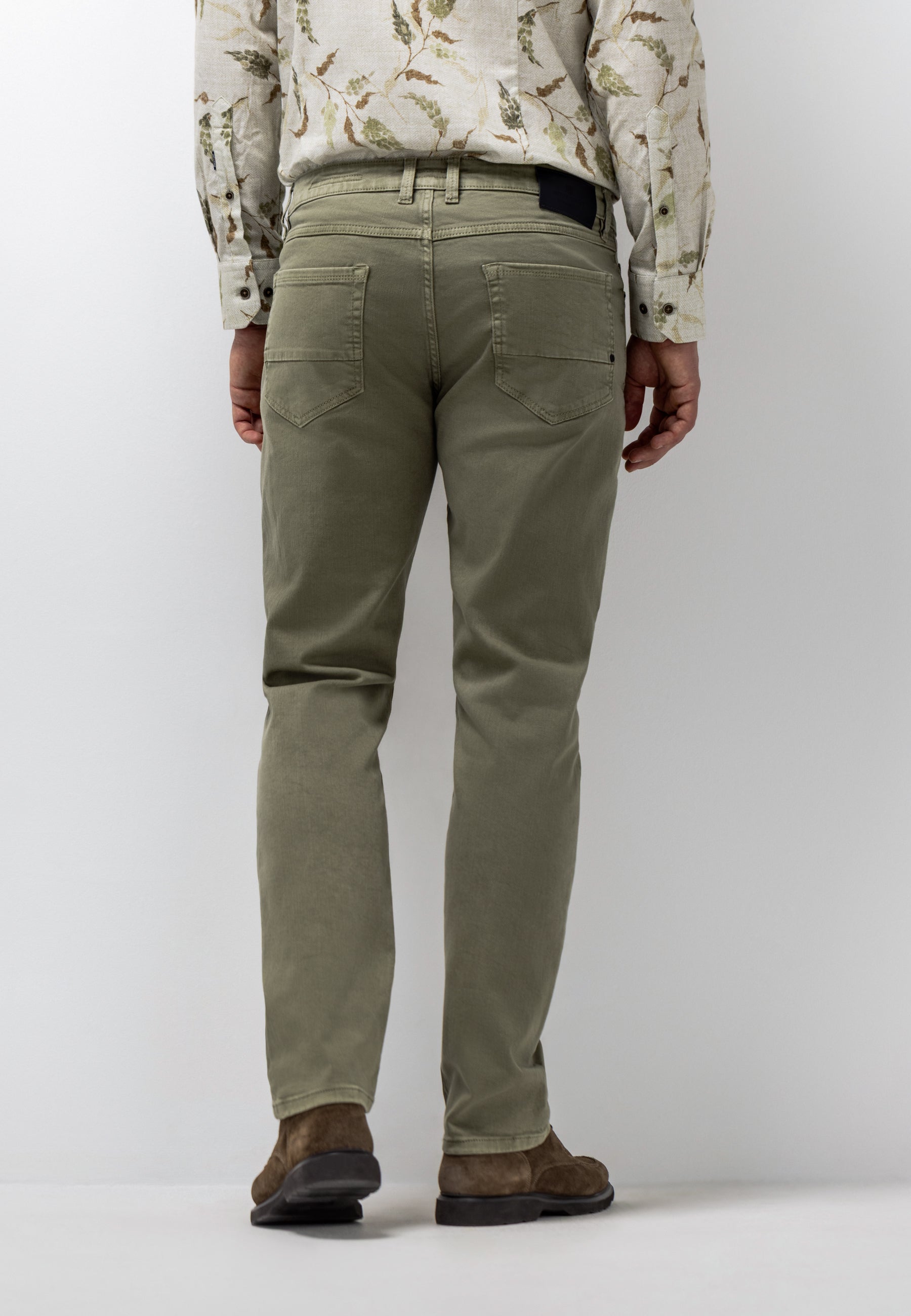 RACER 5-pocket trousers in coloured stretch denim