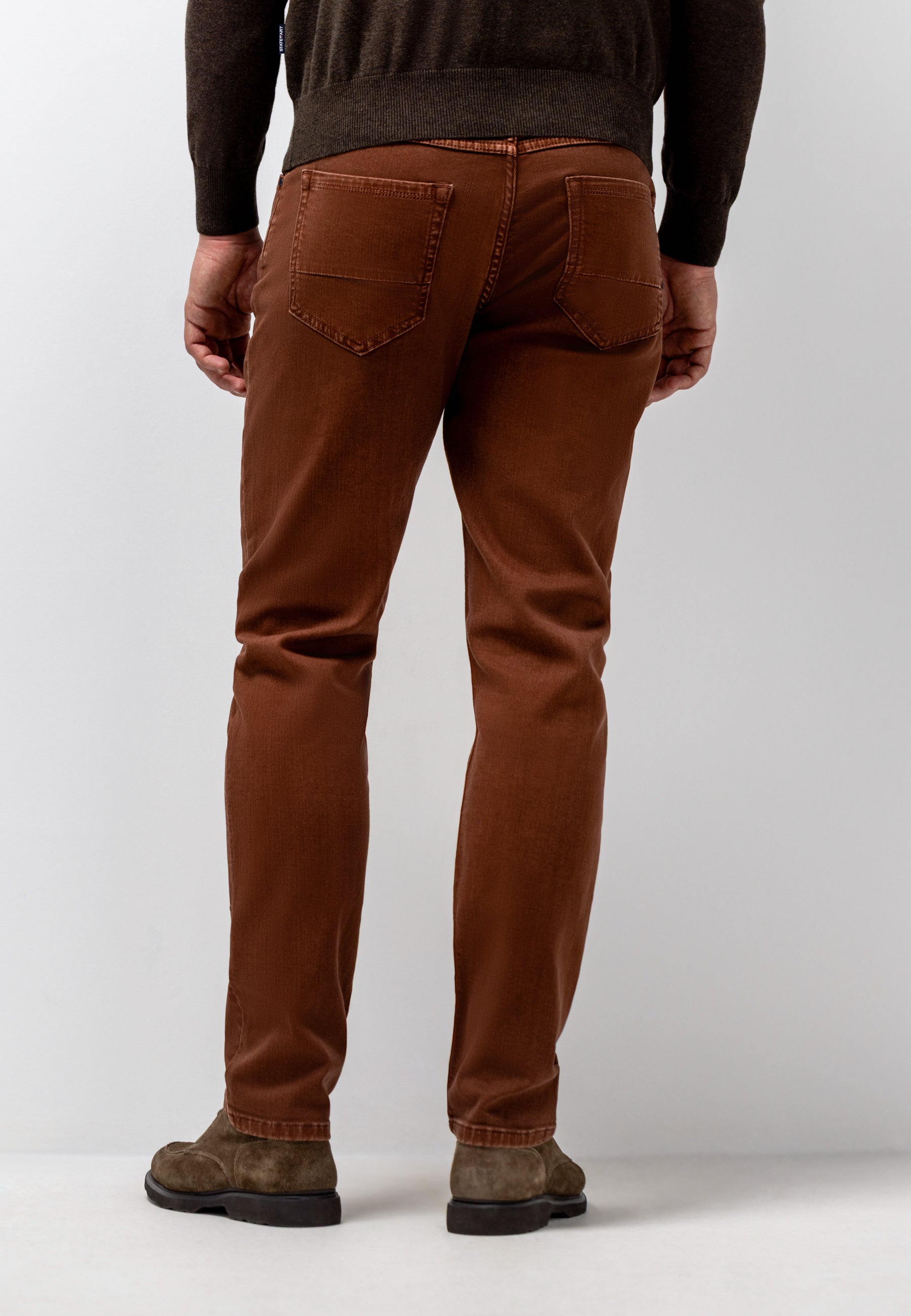 RACER 5-pocket trousers in coloured stretch denim