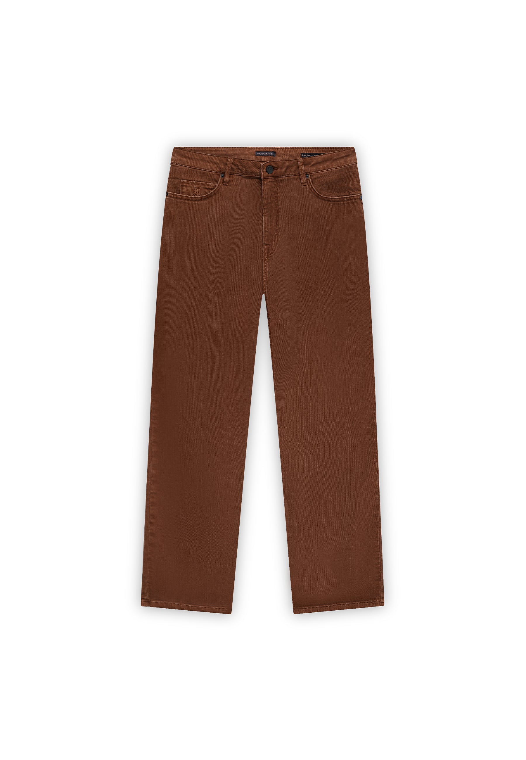RACER 5-pocket van gekleurd stretchdenim