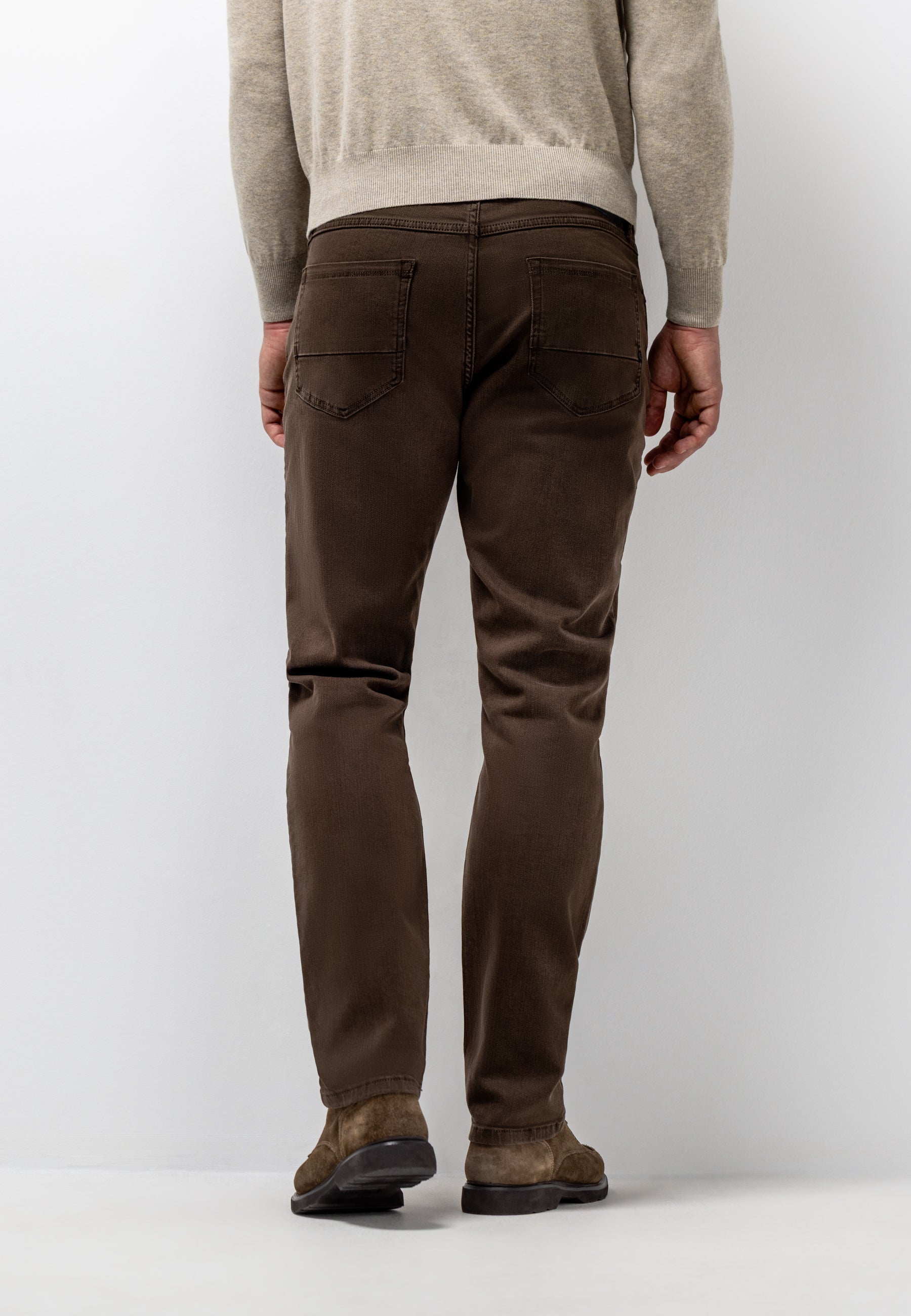RACER 5-pocket trousers in coloured stretch denim