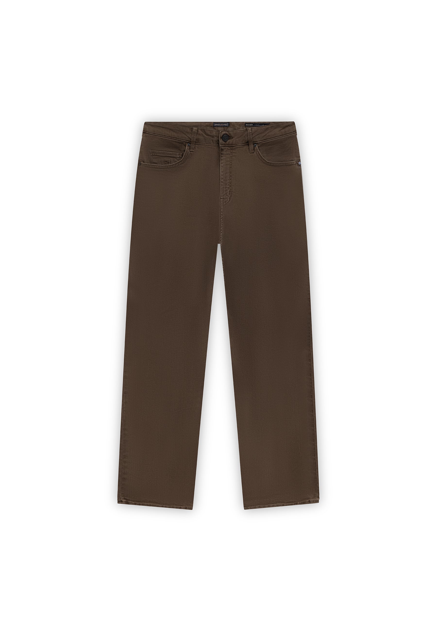 RACER 5-pocket van gekleurd stretchdenim