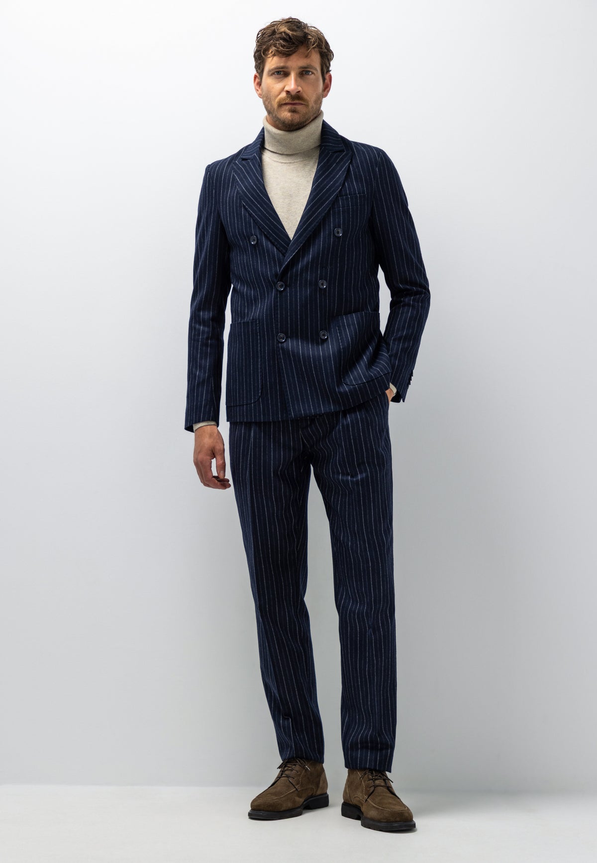 ATELIER wool-blend chinos