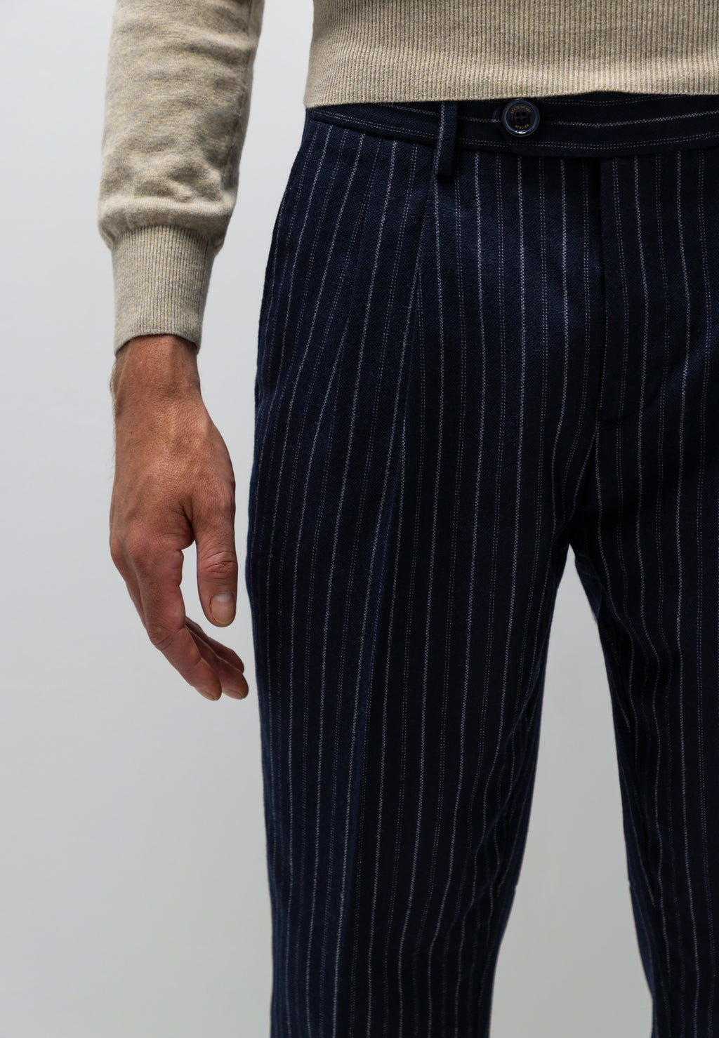 ATELIER wool-blend chinos