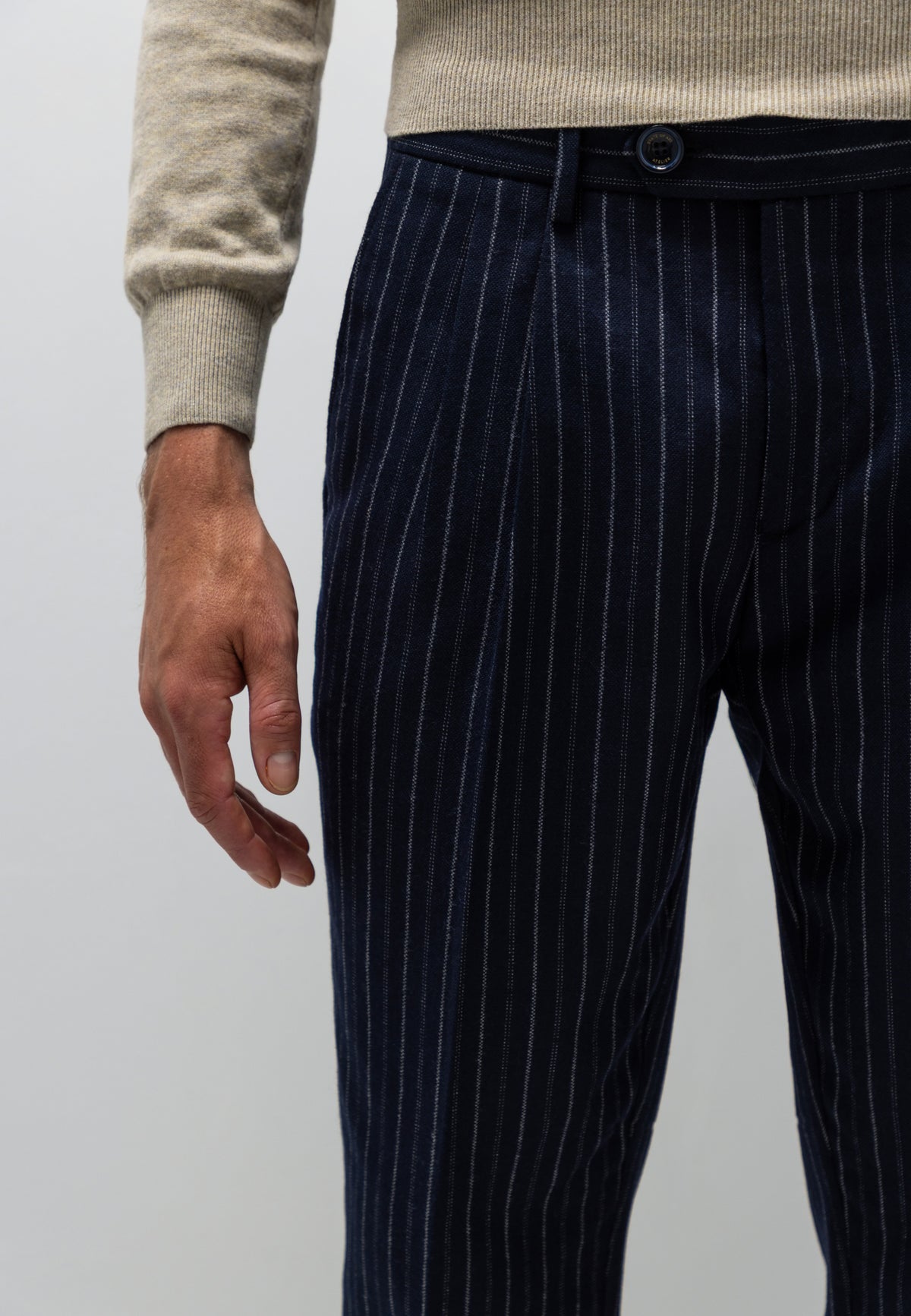 ATELIER wool-blend chinos
