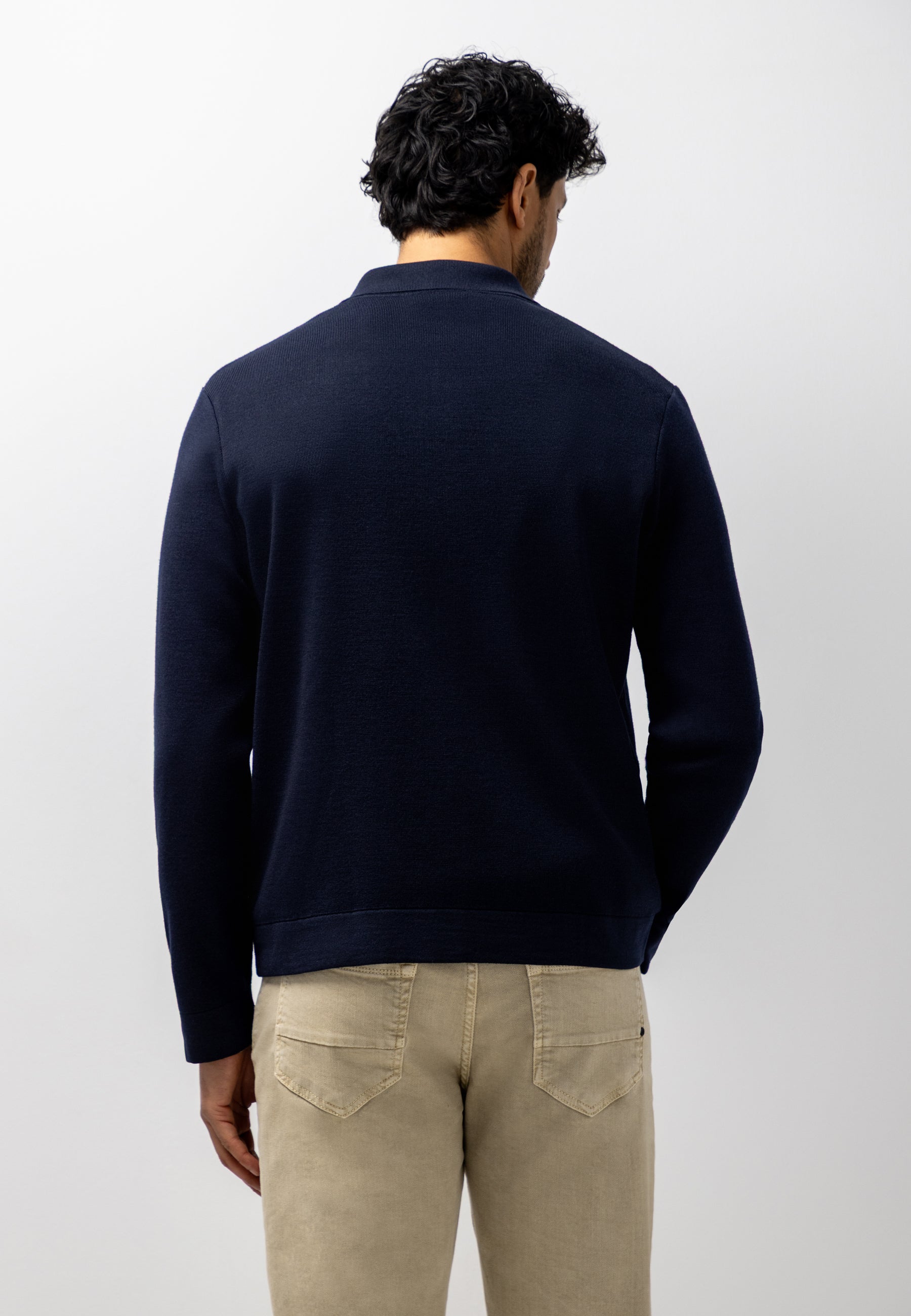 ATELIER Knitted cardigan with merino wool