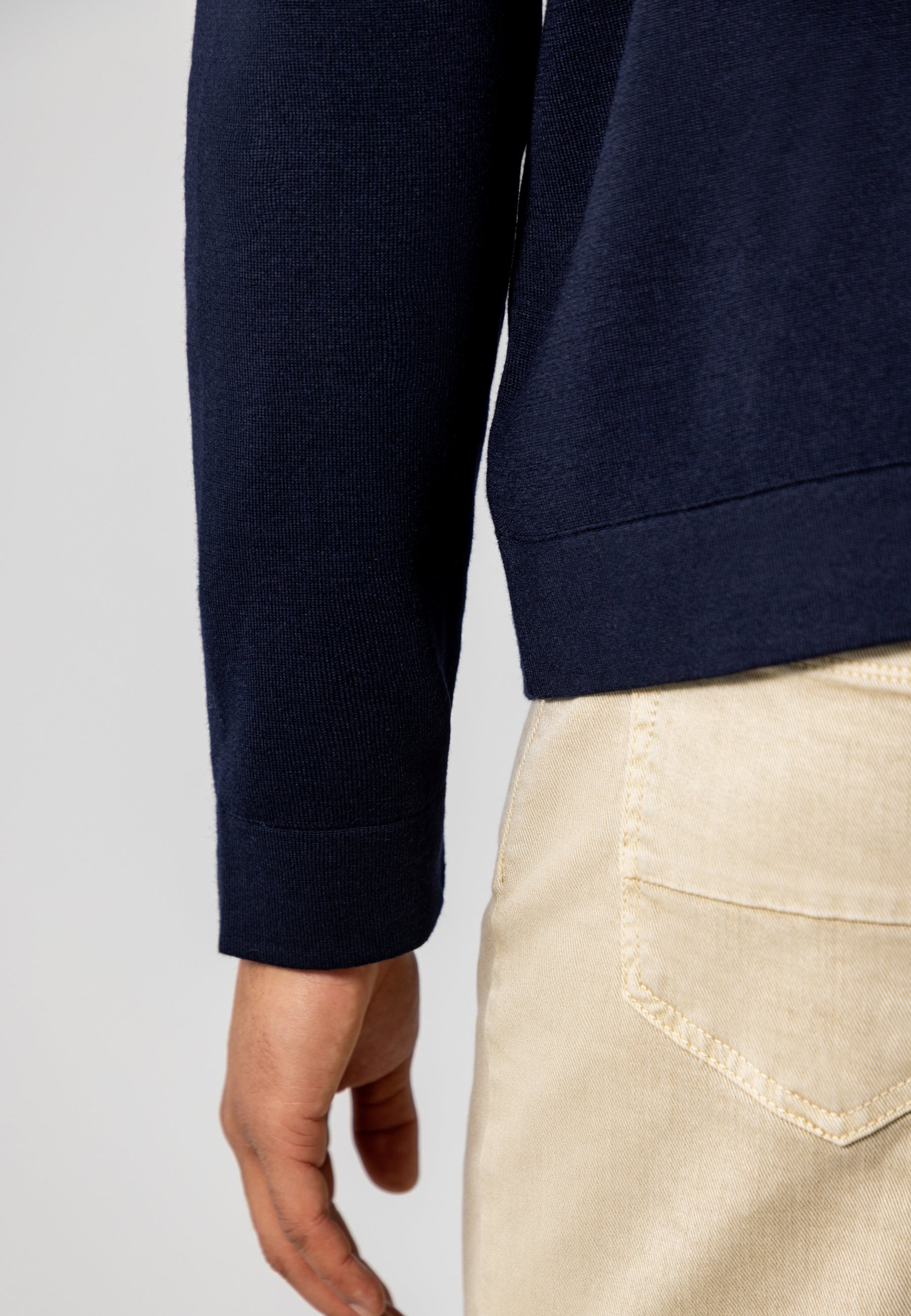 ATELIER Knitted cardigan with merino wool