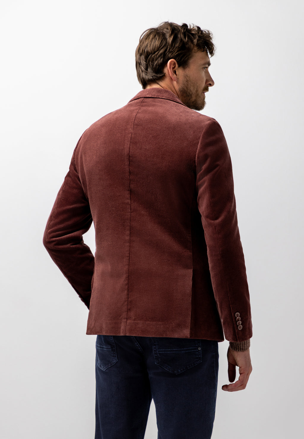 Cotton-blend corduroy blazer