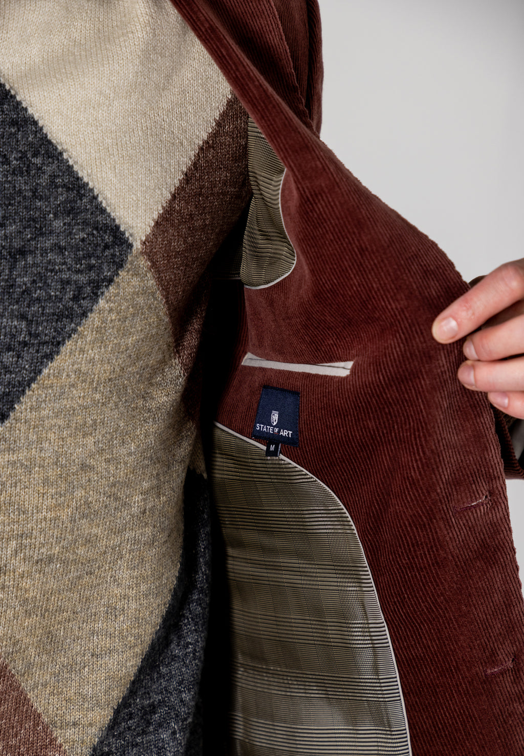 Cotton-blend corduroy blazer