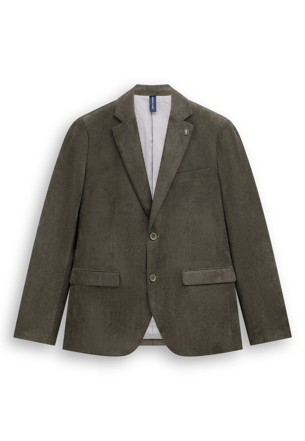 Gemêleerde blazer met reverskraag