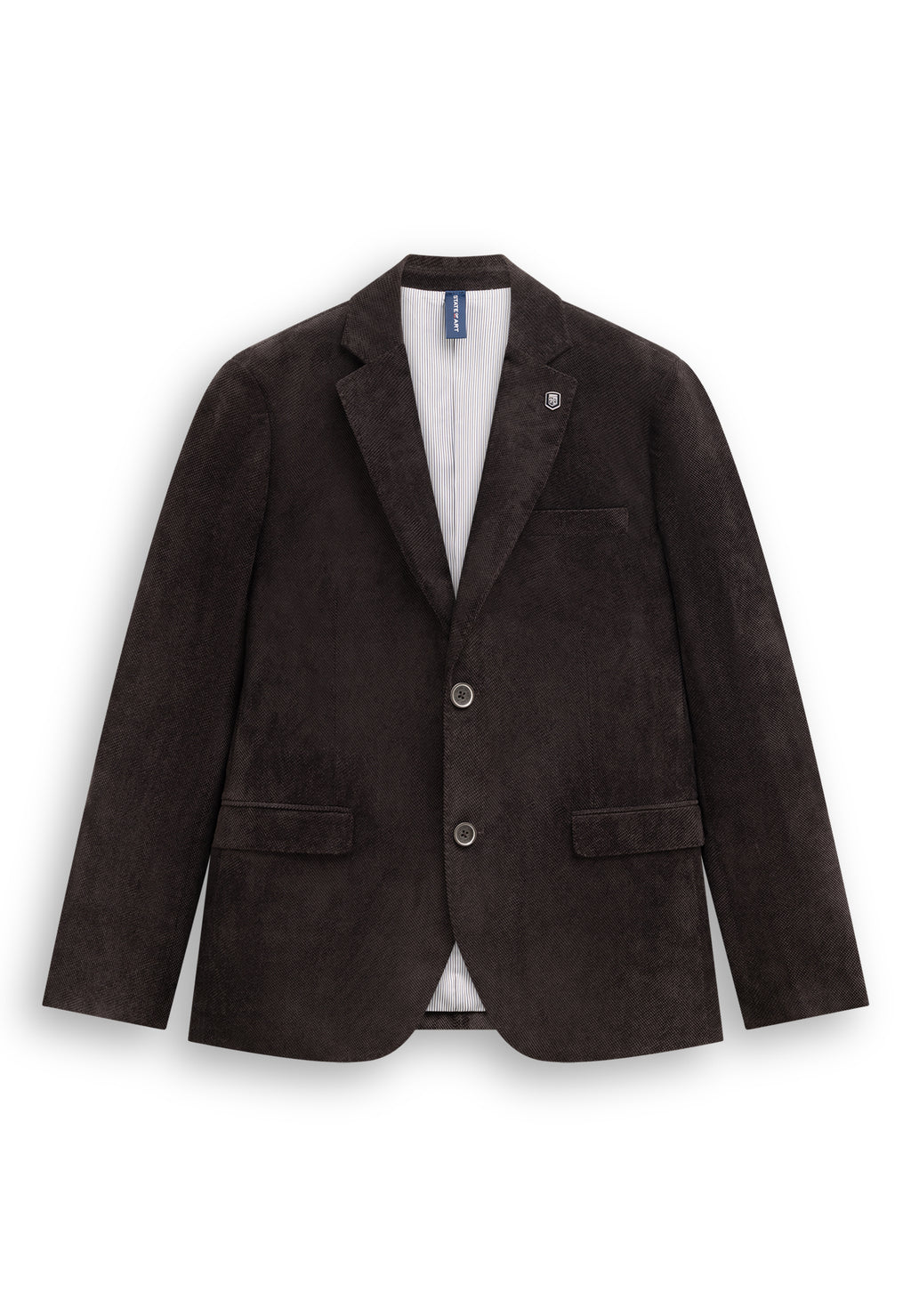 Gemêleerde blazer met reverskraag