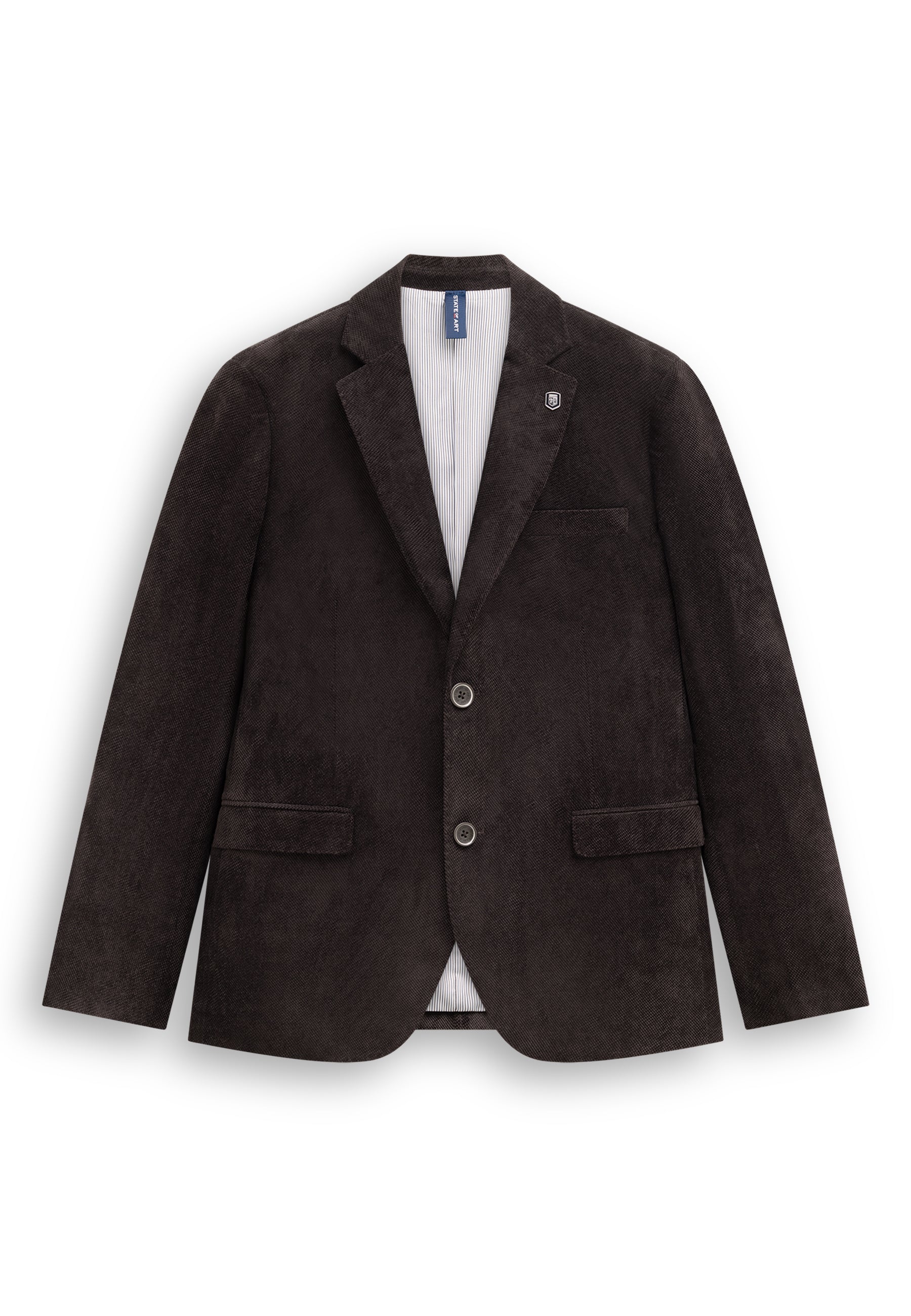 Gemêleerde blazer met reverskraag
