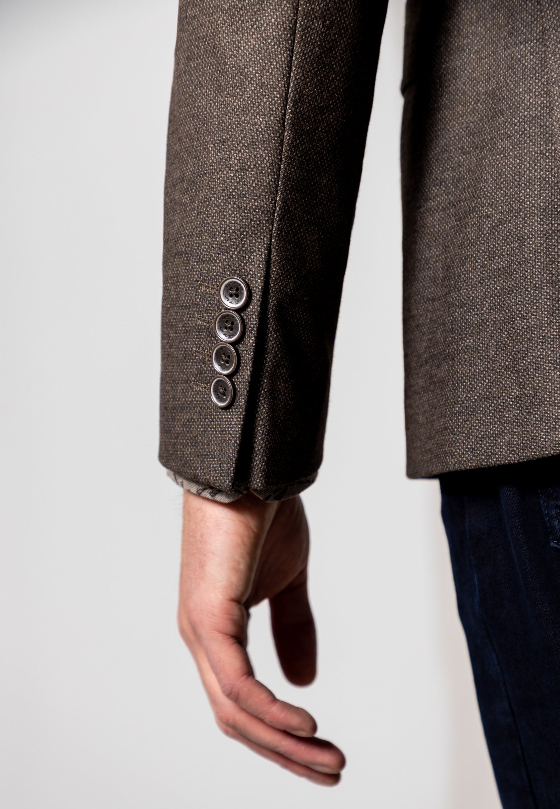 Blazer met gemêleerd dessin