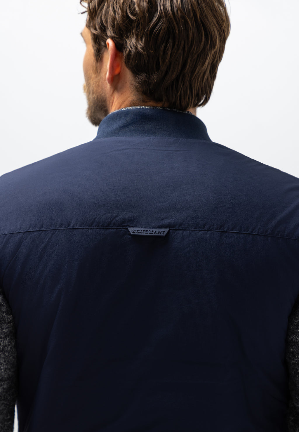 Gilet avec col bomber