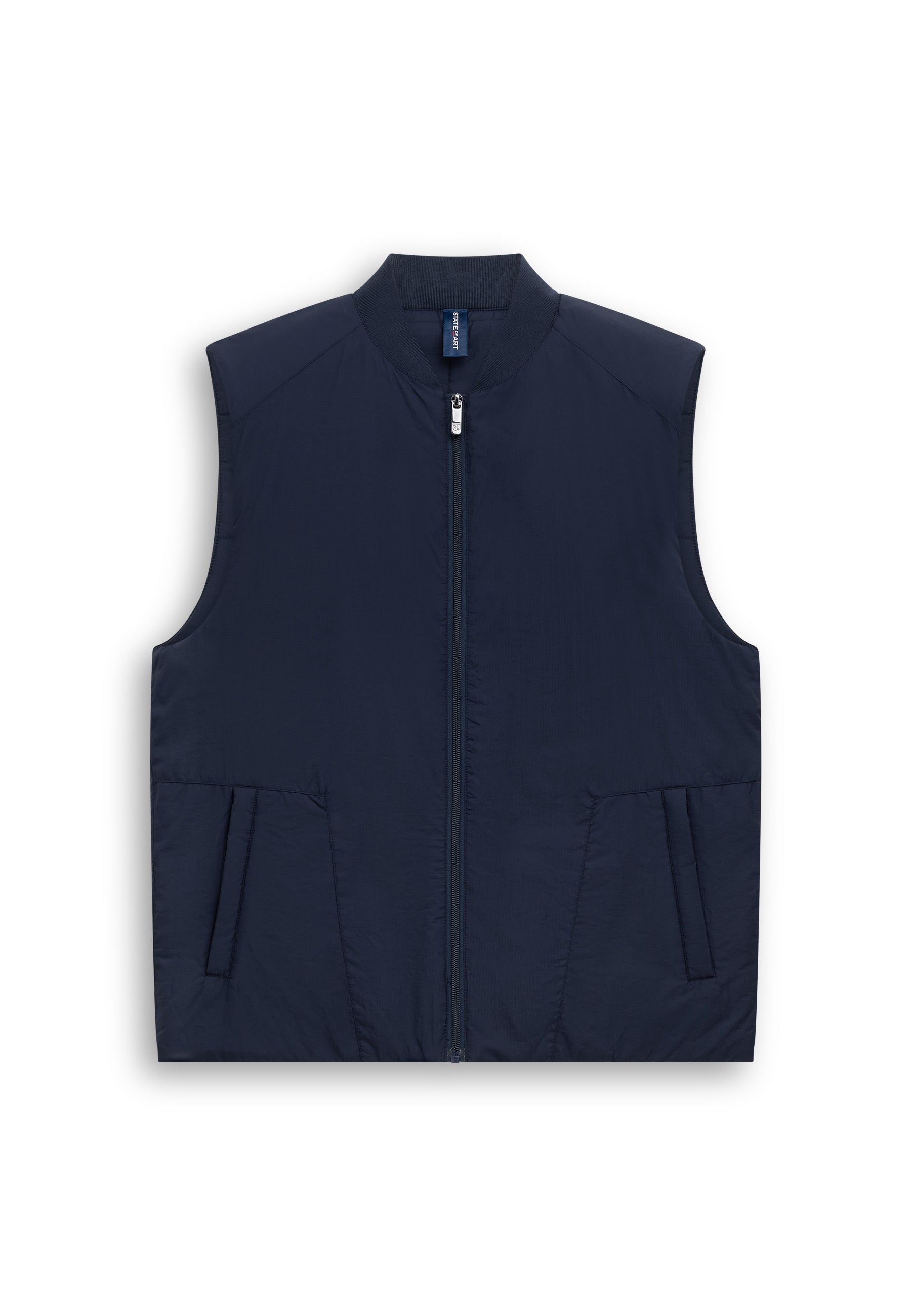 Gilet avec col bomber