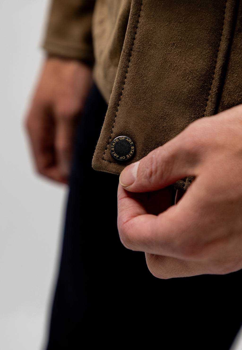 Manteau en cuir de chèvre
