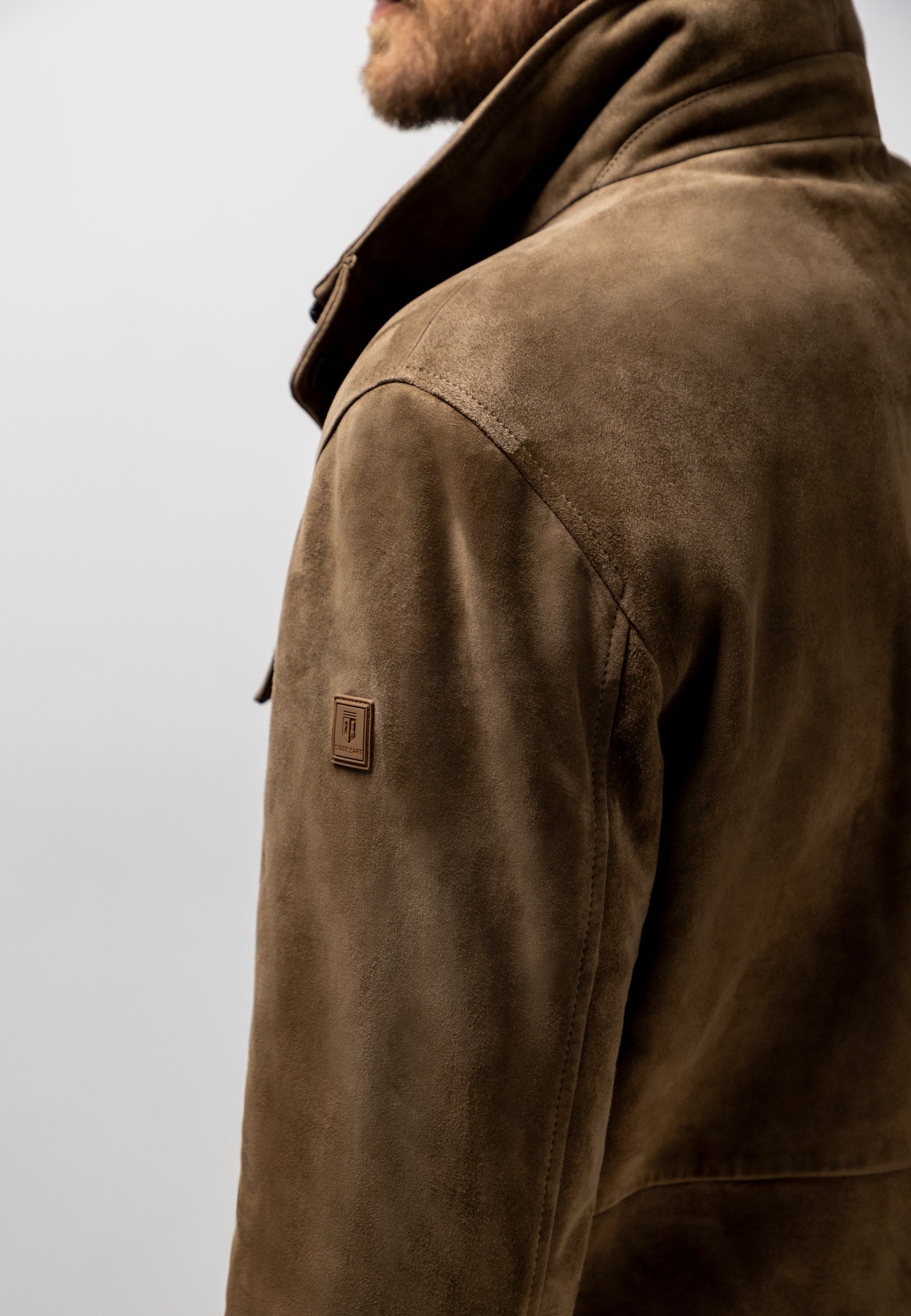Manteau en cuir de chèvre