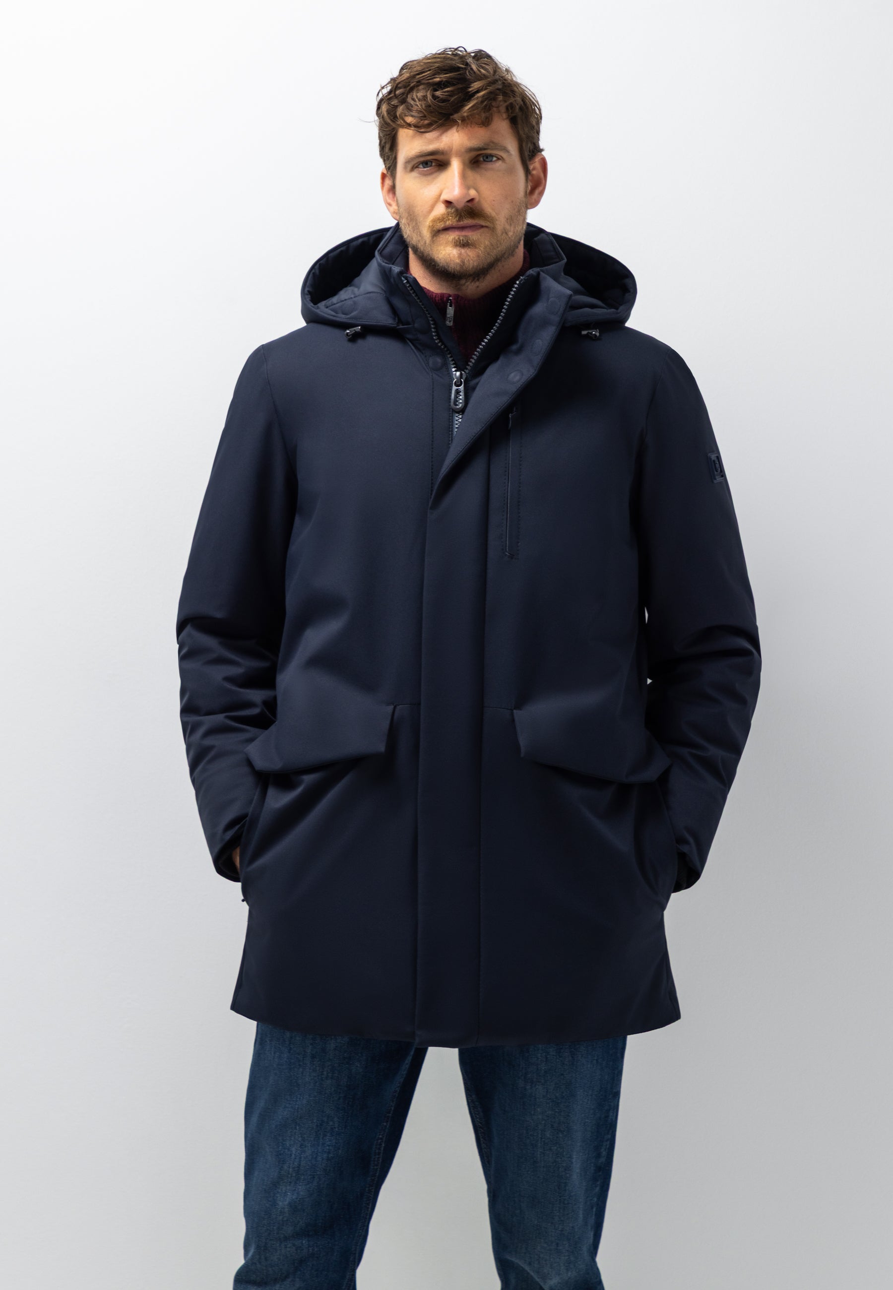 Parka met afneembare capuchon