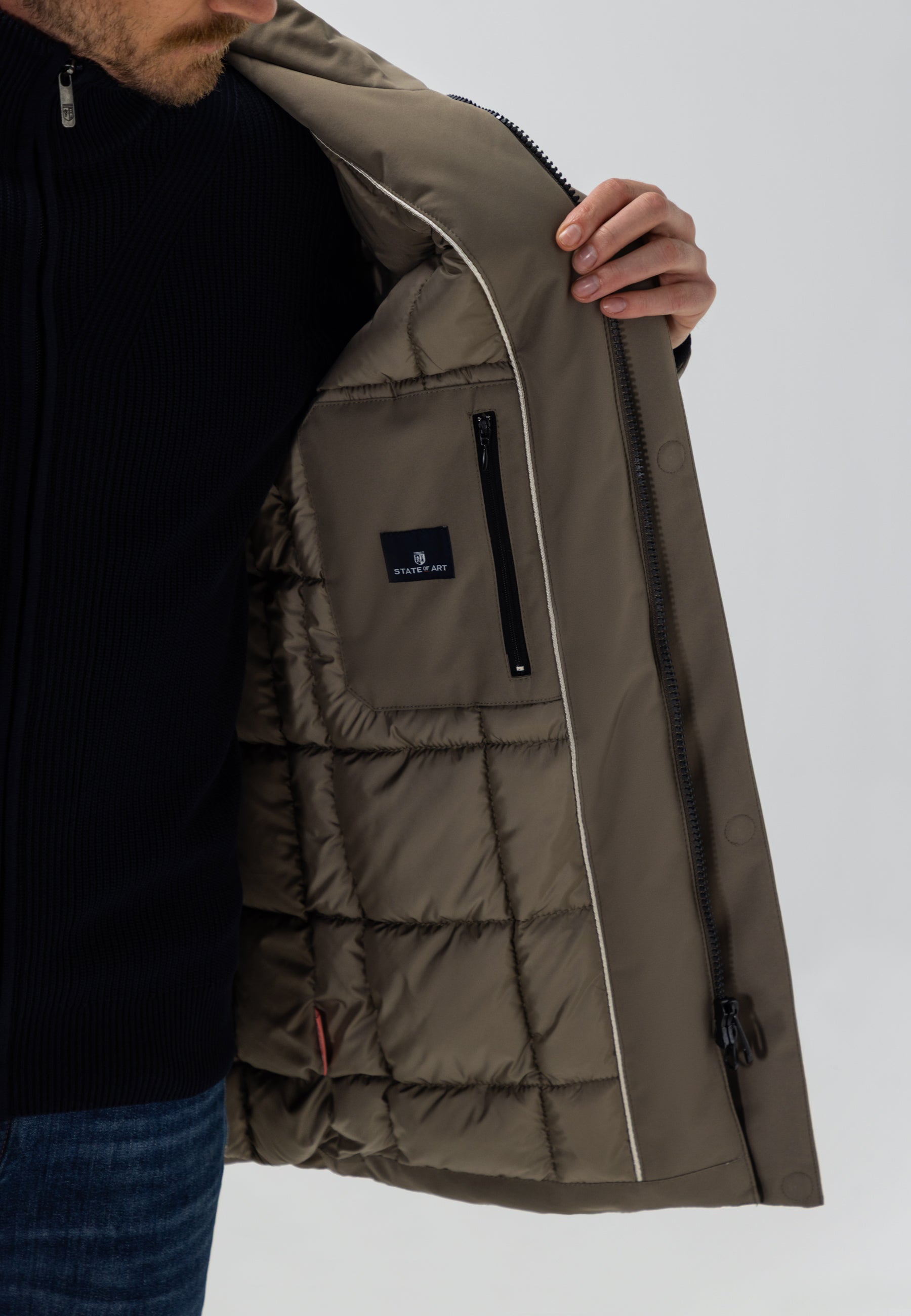 Parka met afneembare capuchon