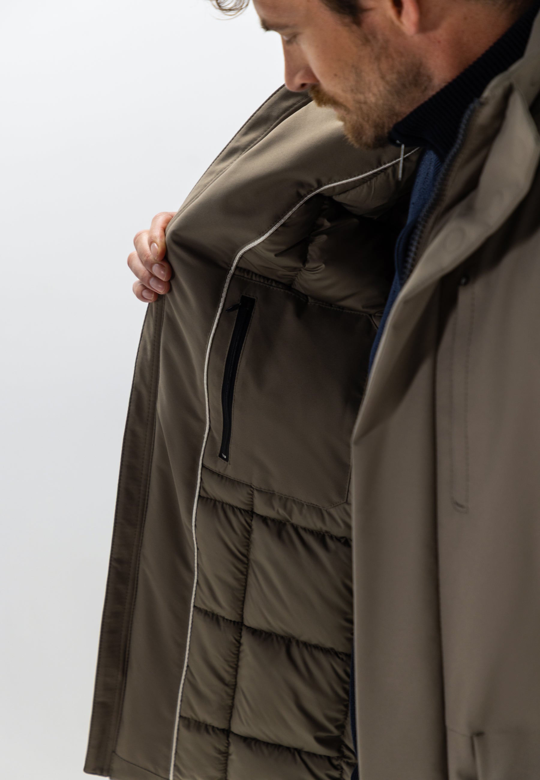 Parka met afneembare capuchon