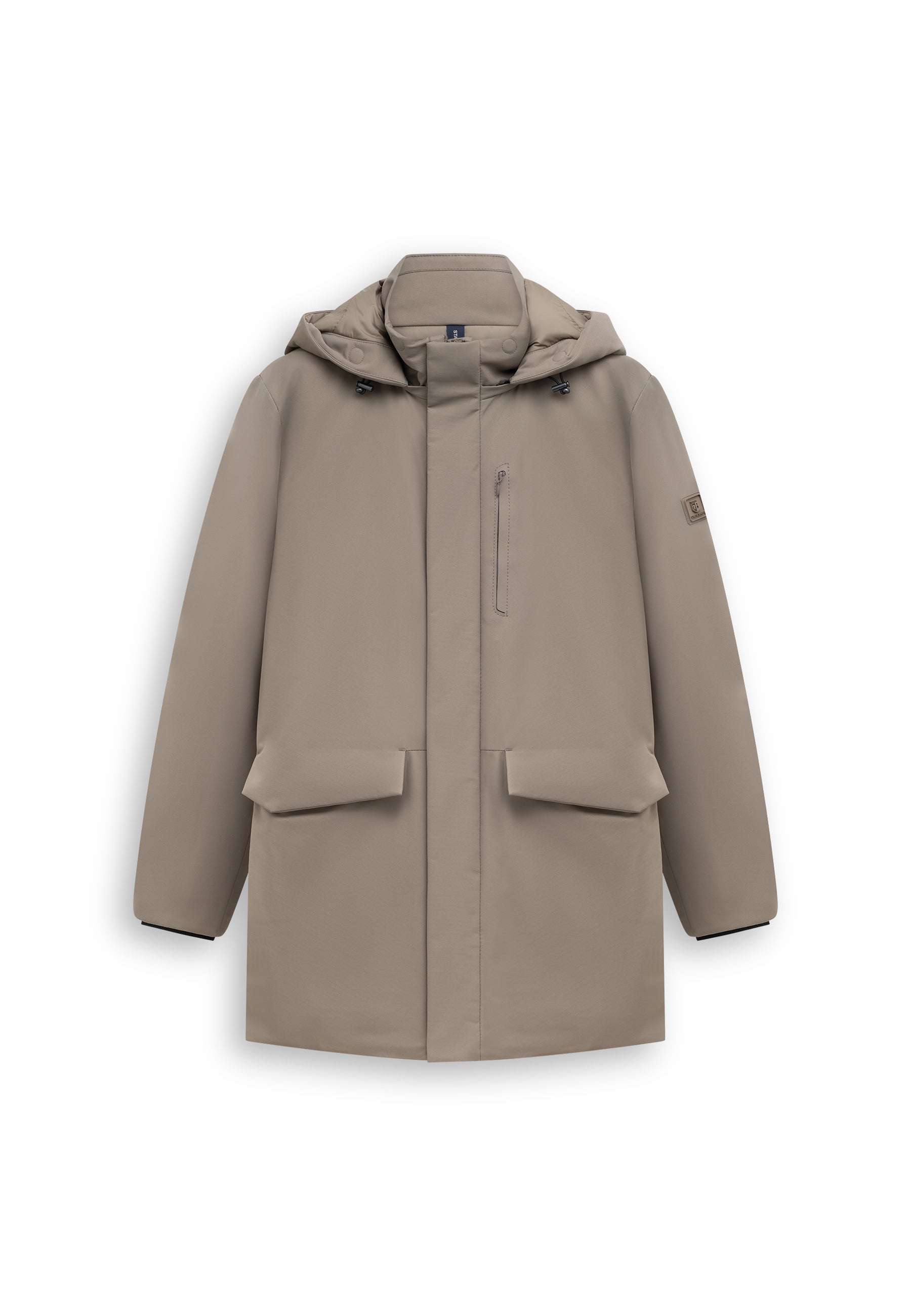 Parka met afneembare capuchon