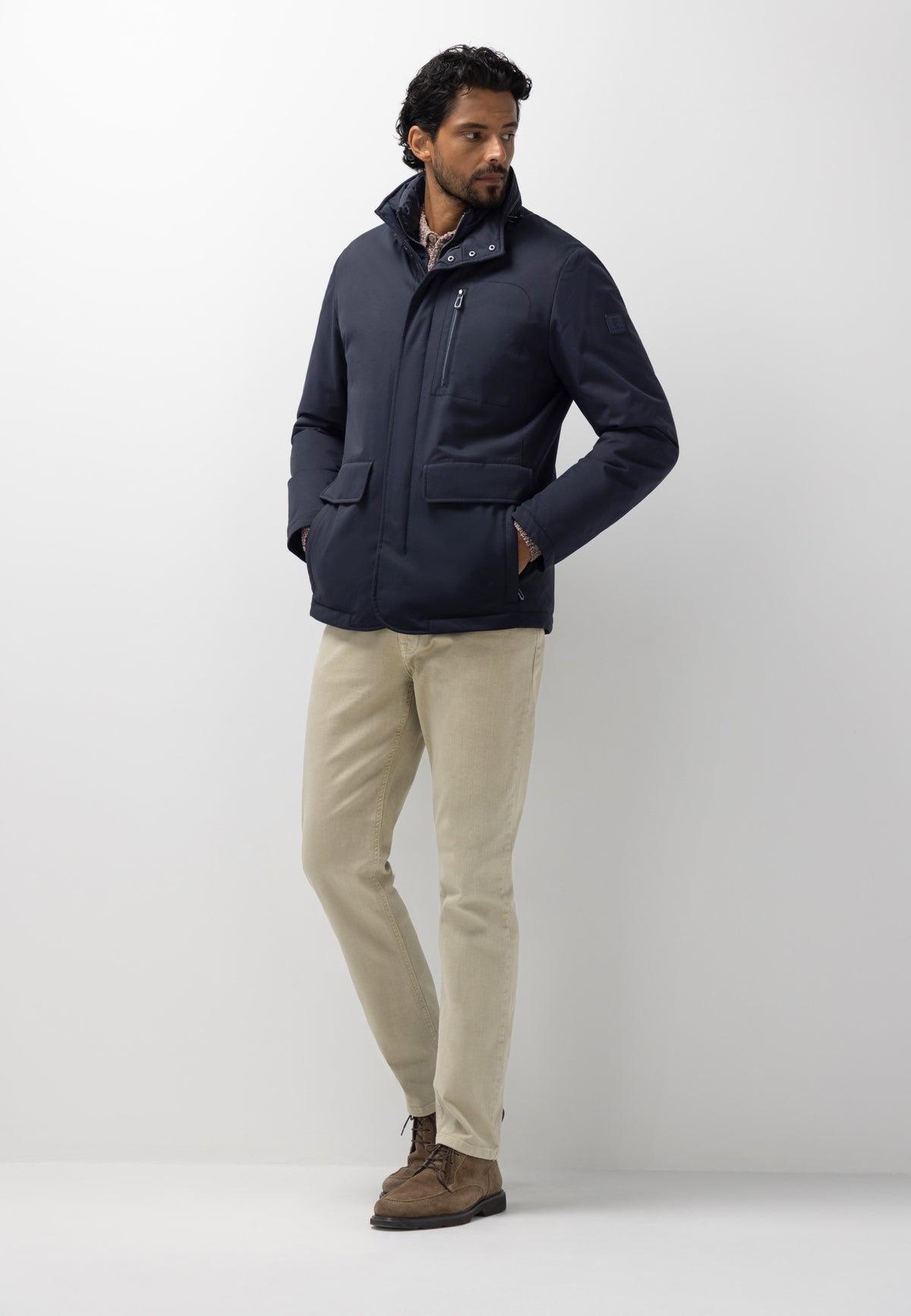 Parka with removable insert