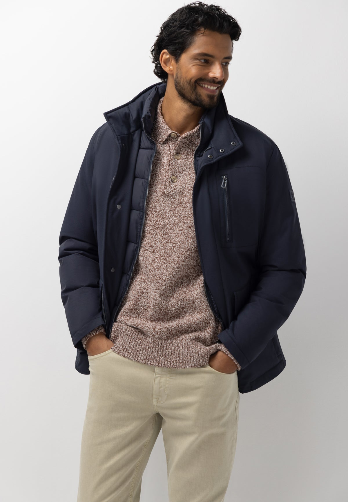 Parka with removable insert