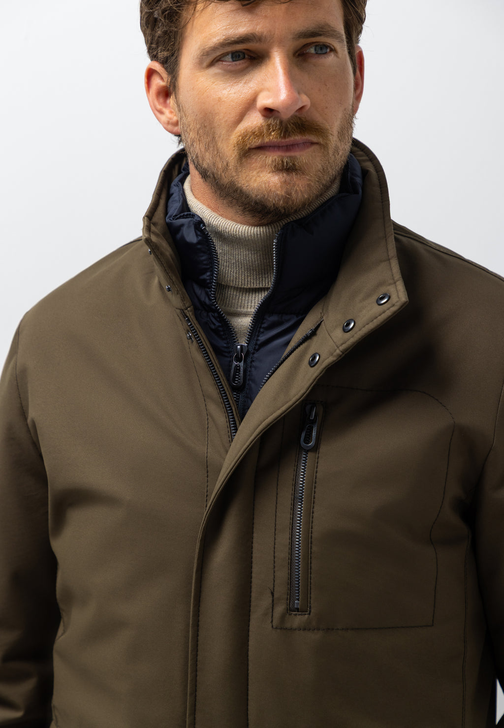 Parka met uitneembare inzet