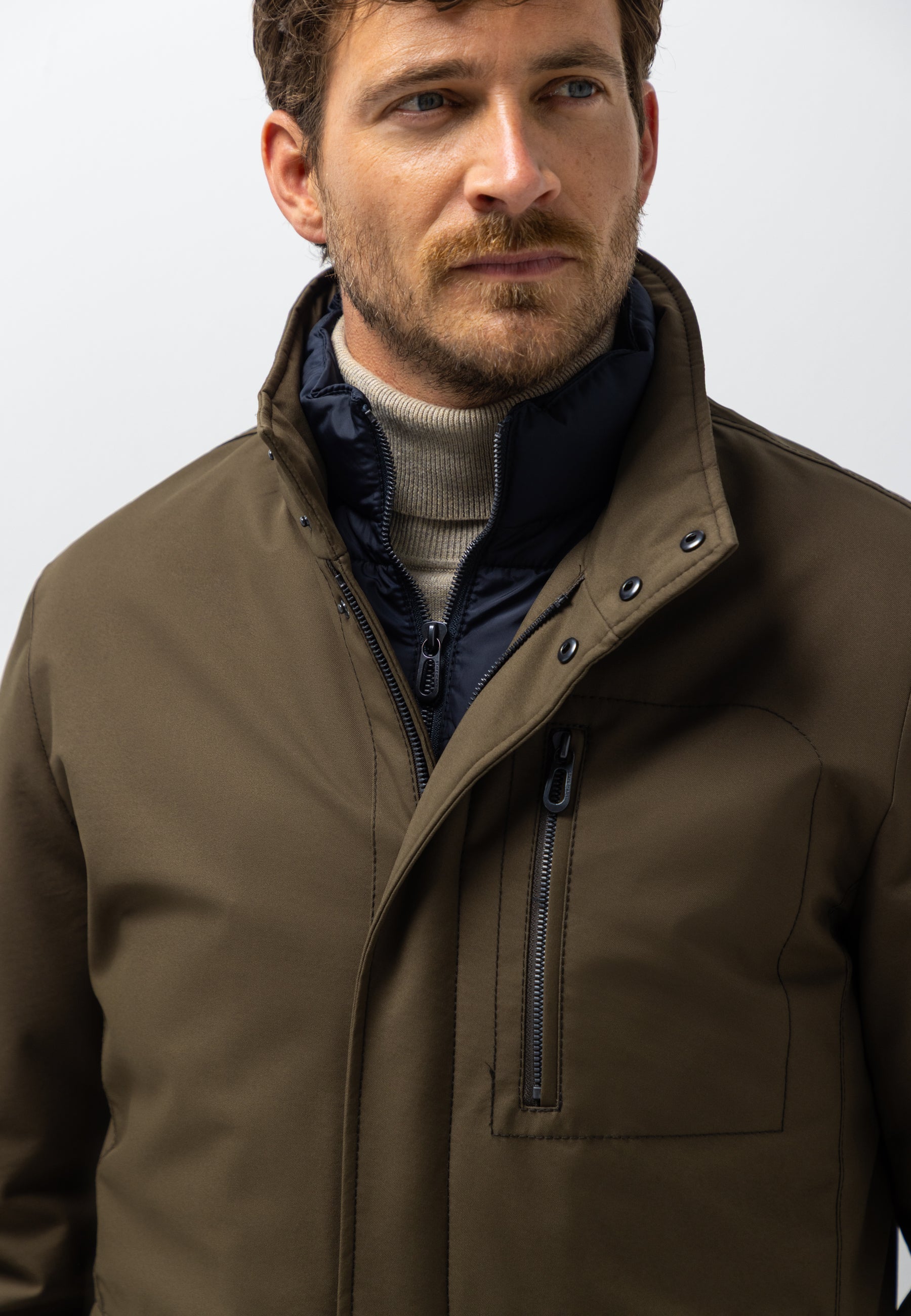 Parka met uitneembare inzet