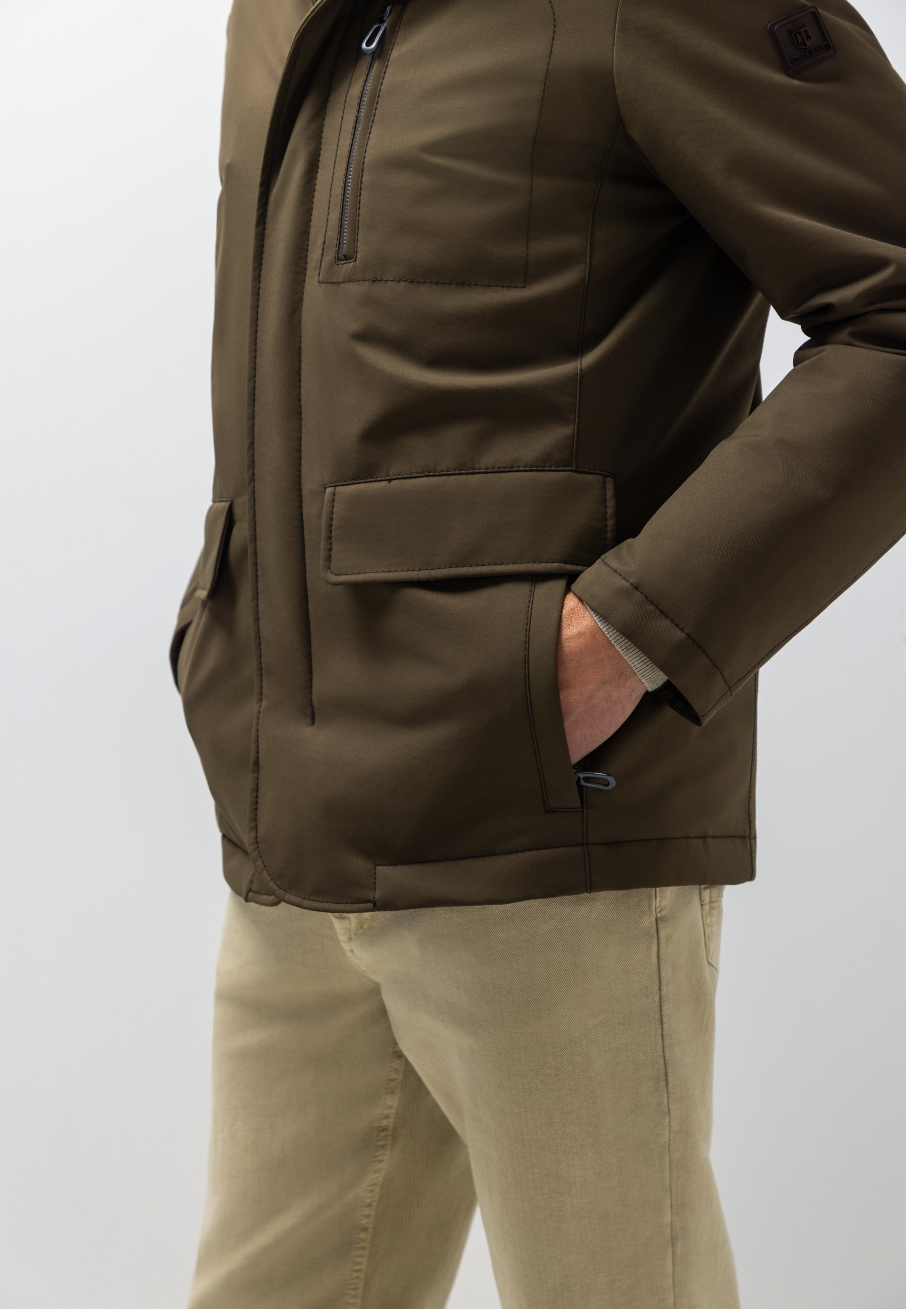 Parka met uitneembare inzet