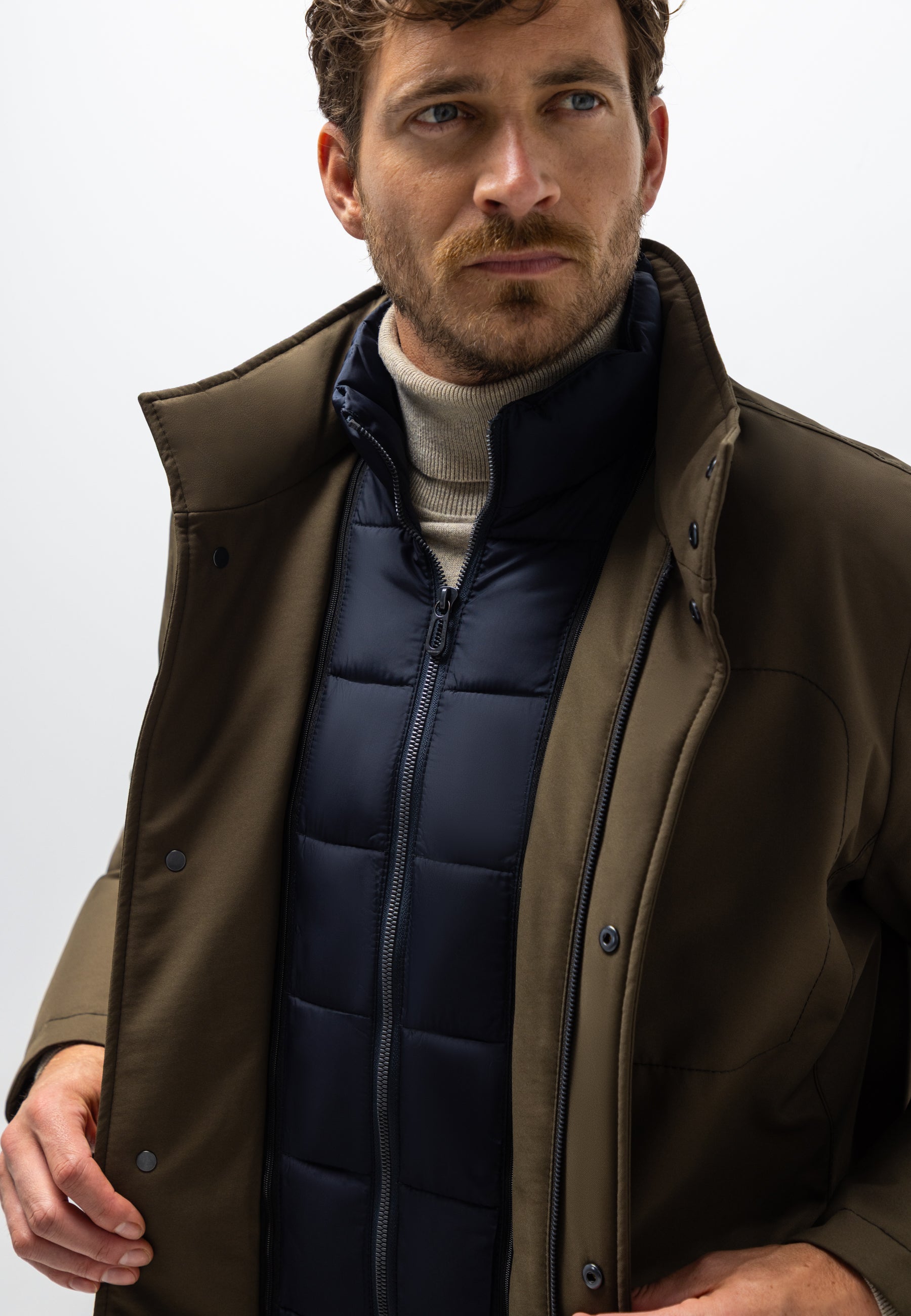 Parka met uitneembare inzet