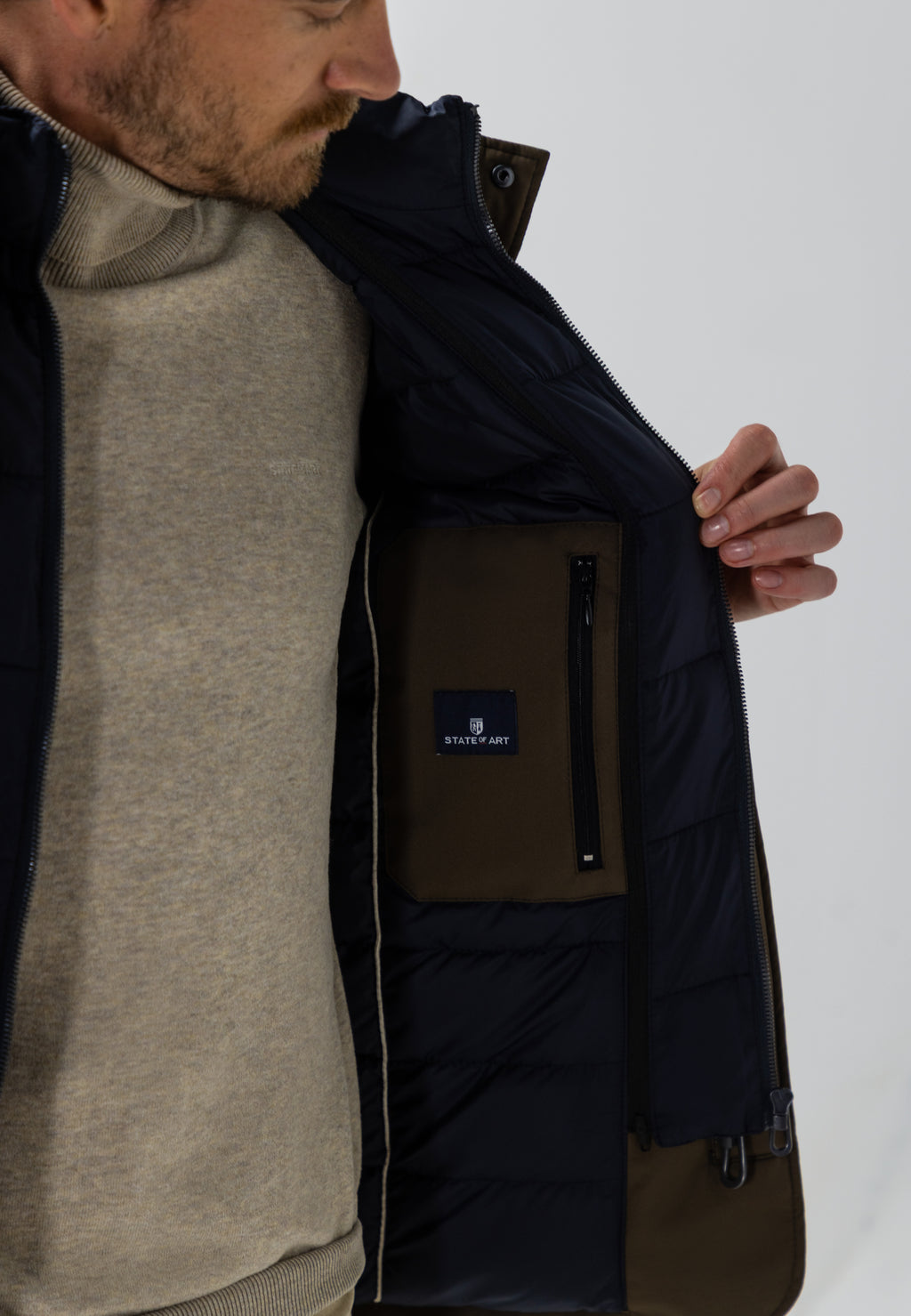 Parka met uitneembare inzet