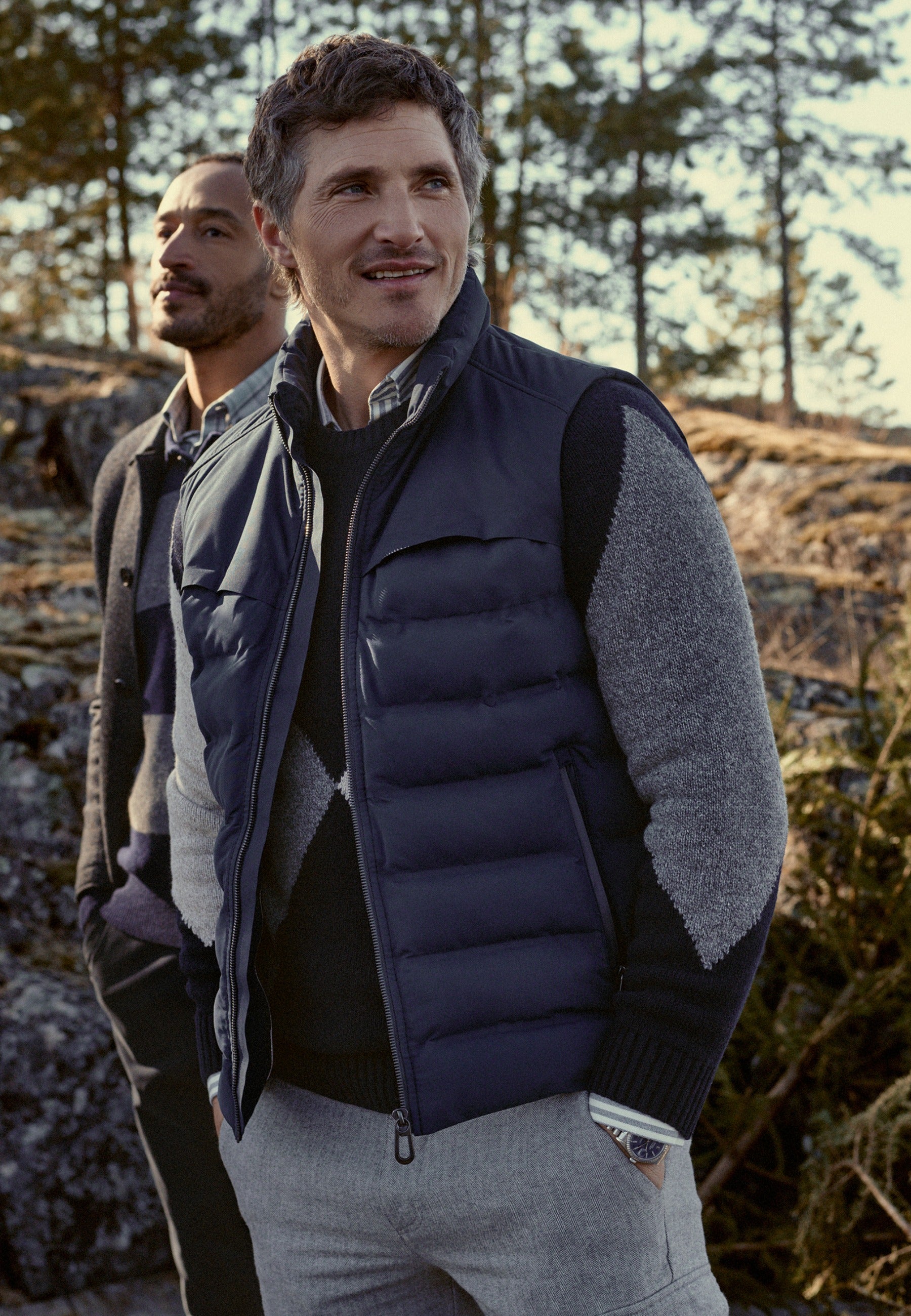 Padded bodywarmer